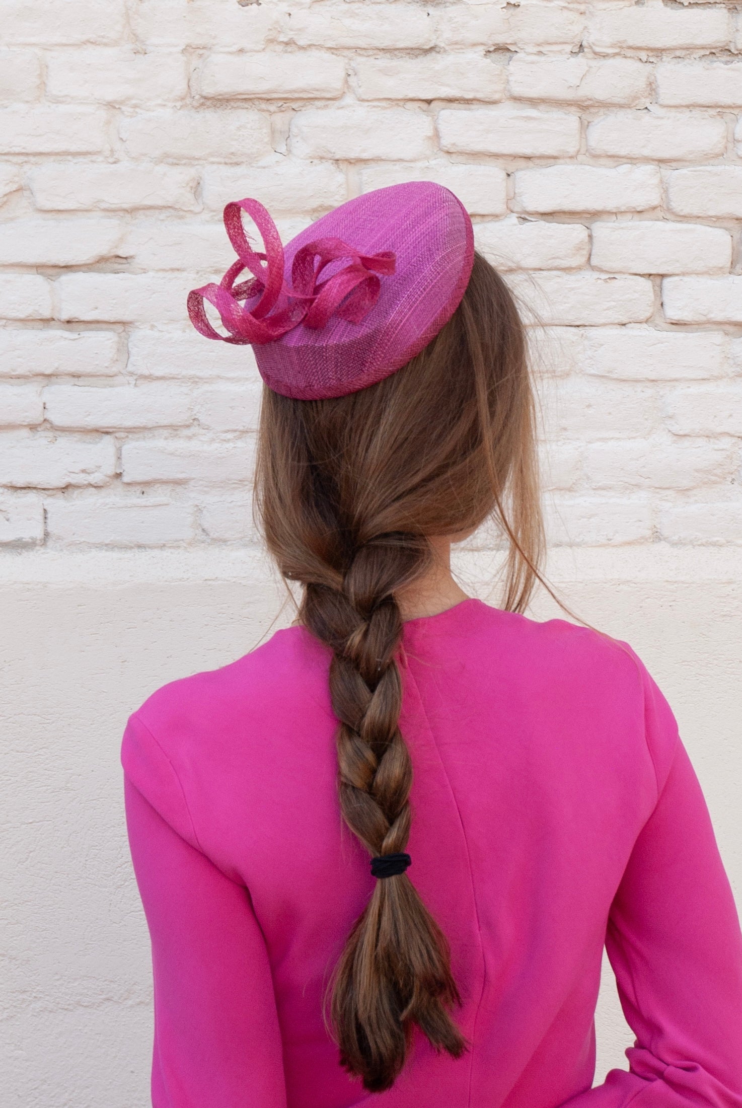 Tocado Romina buganvilla