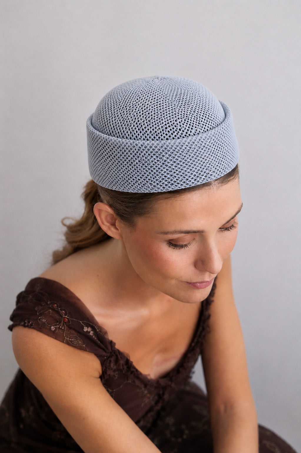 Casquete Marina gris