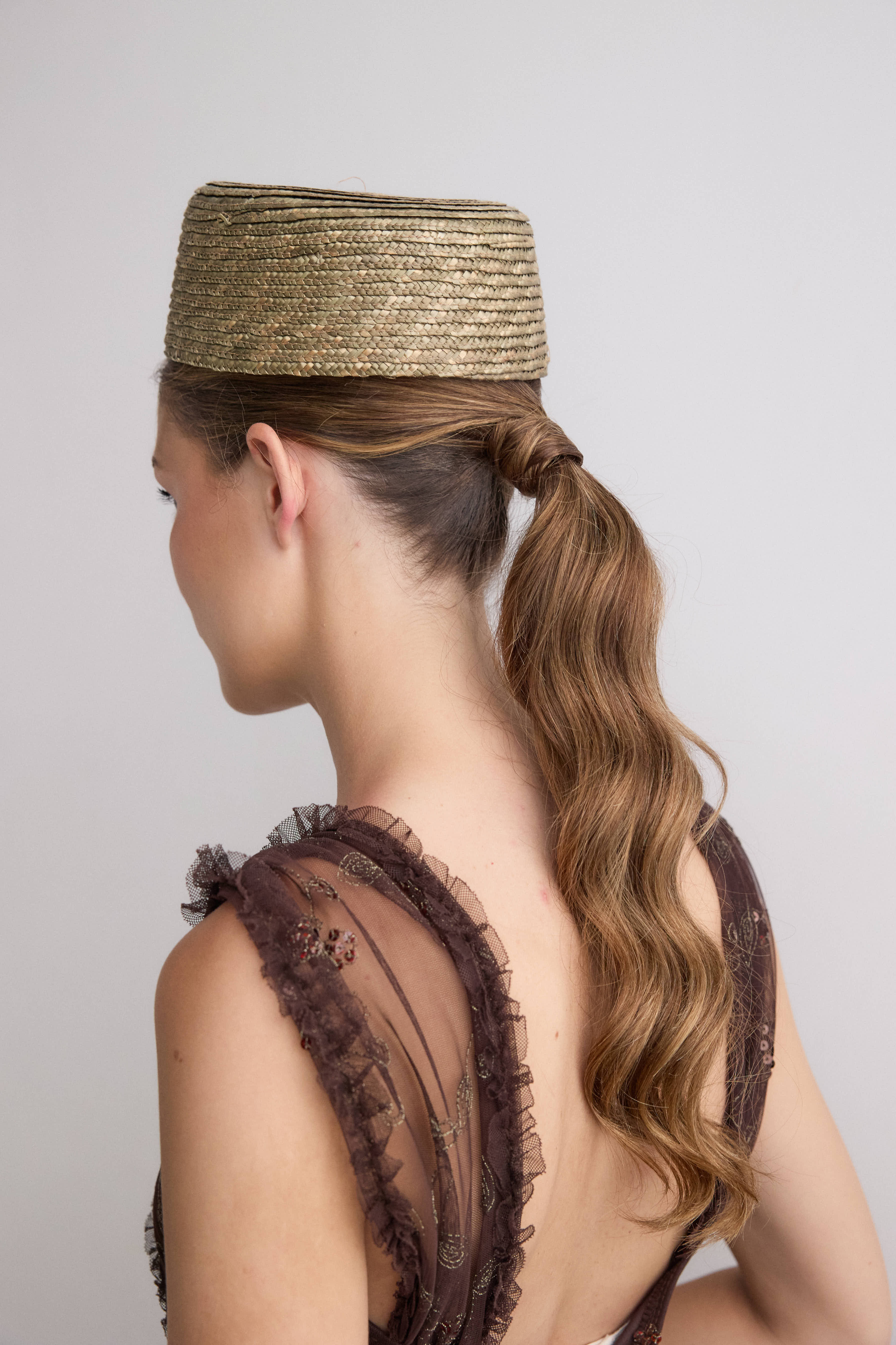 Casquete Celia verde