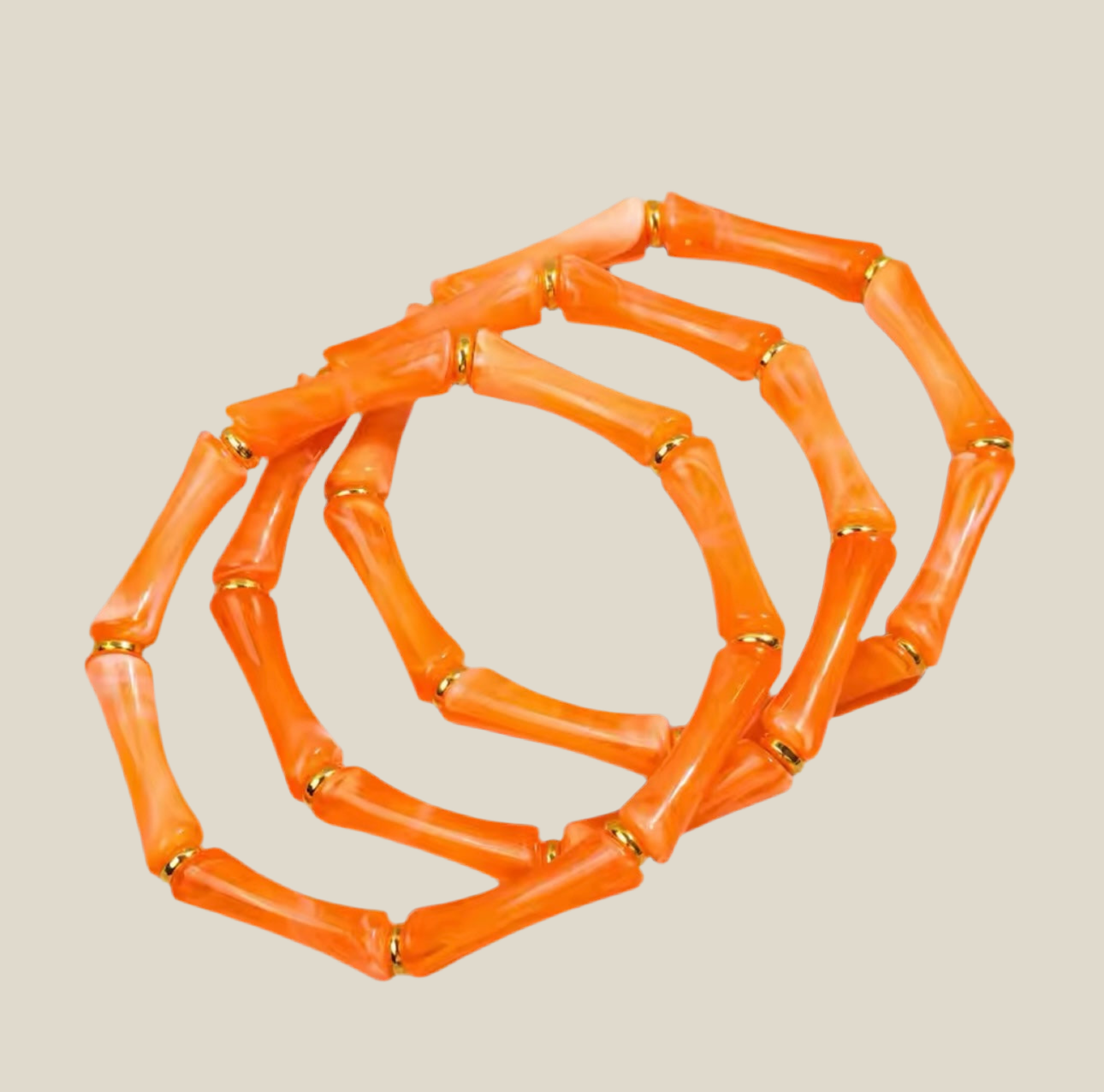 Pulsera Puzzle naranja