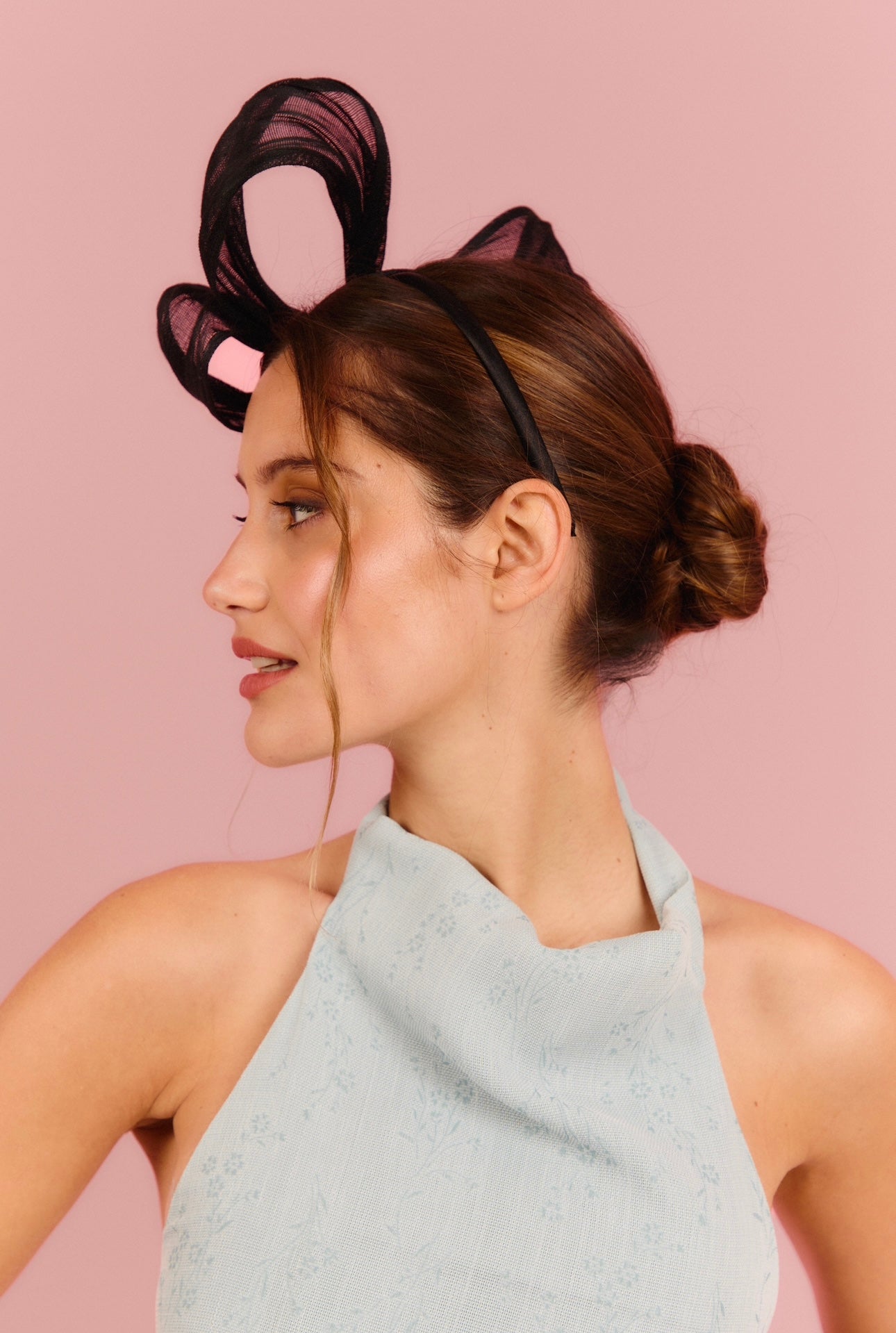 Tocado Matilde negro