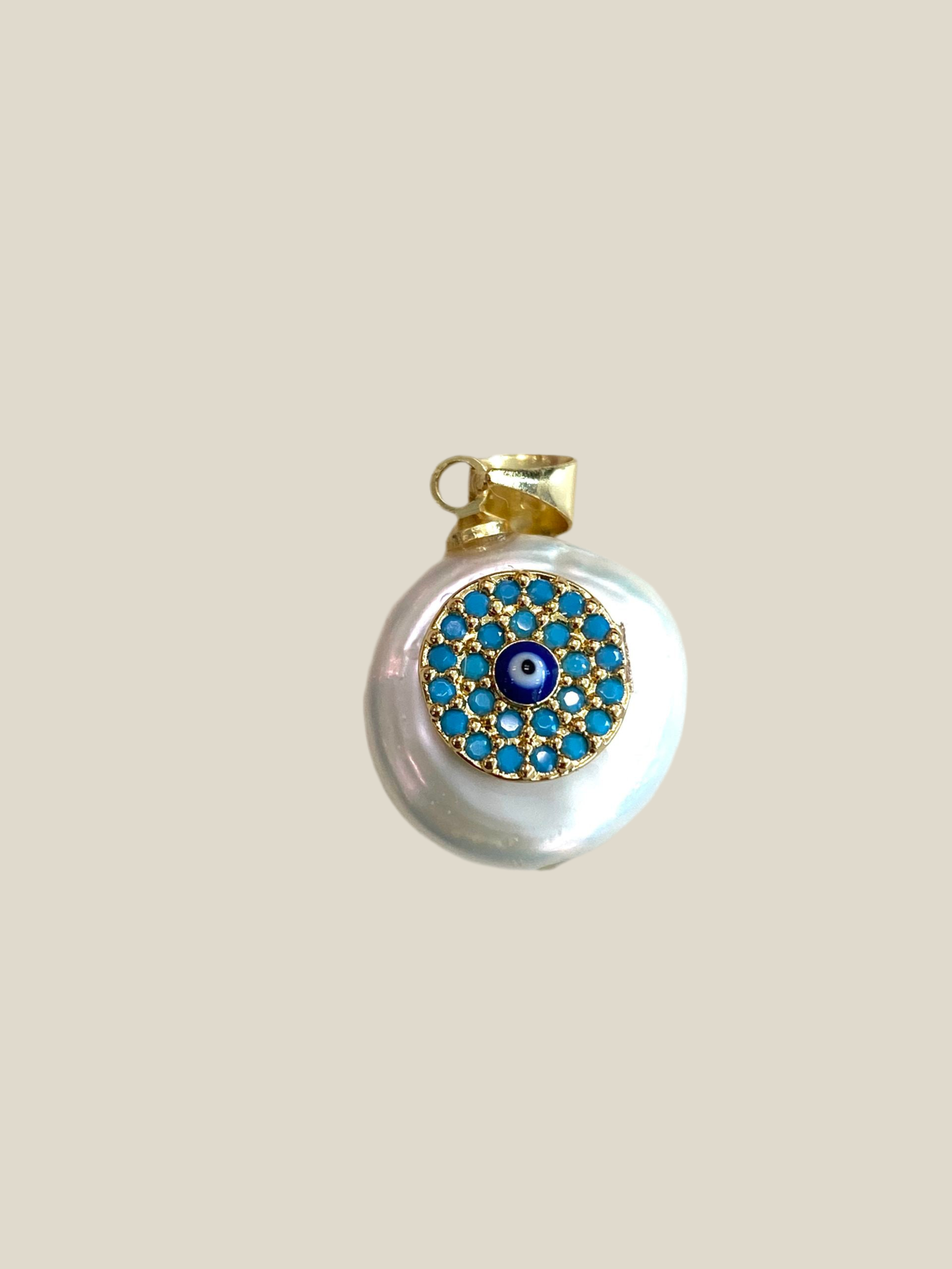 Colgante Ojo turquesa