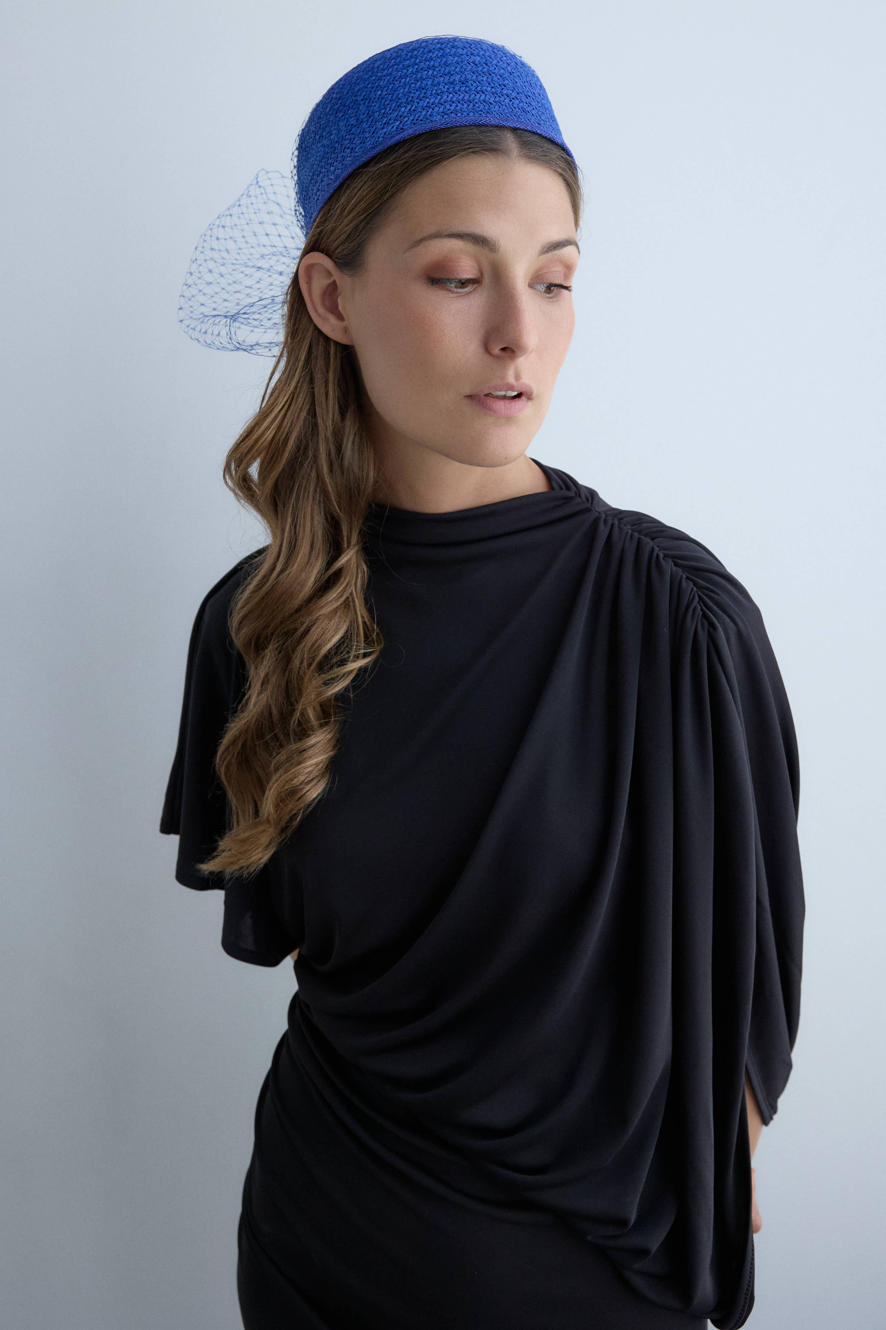 Casquete Amelia azul Klein