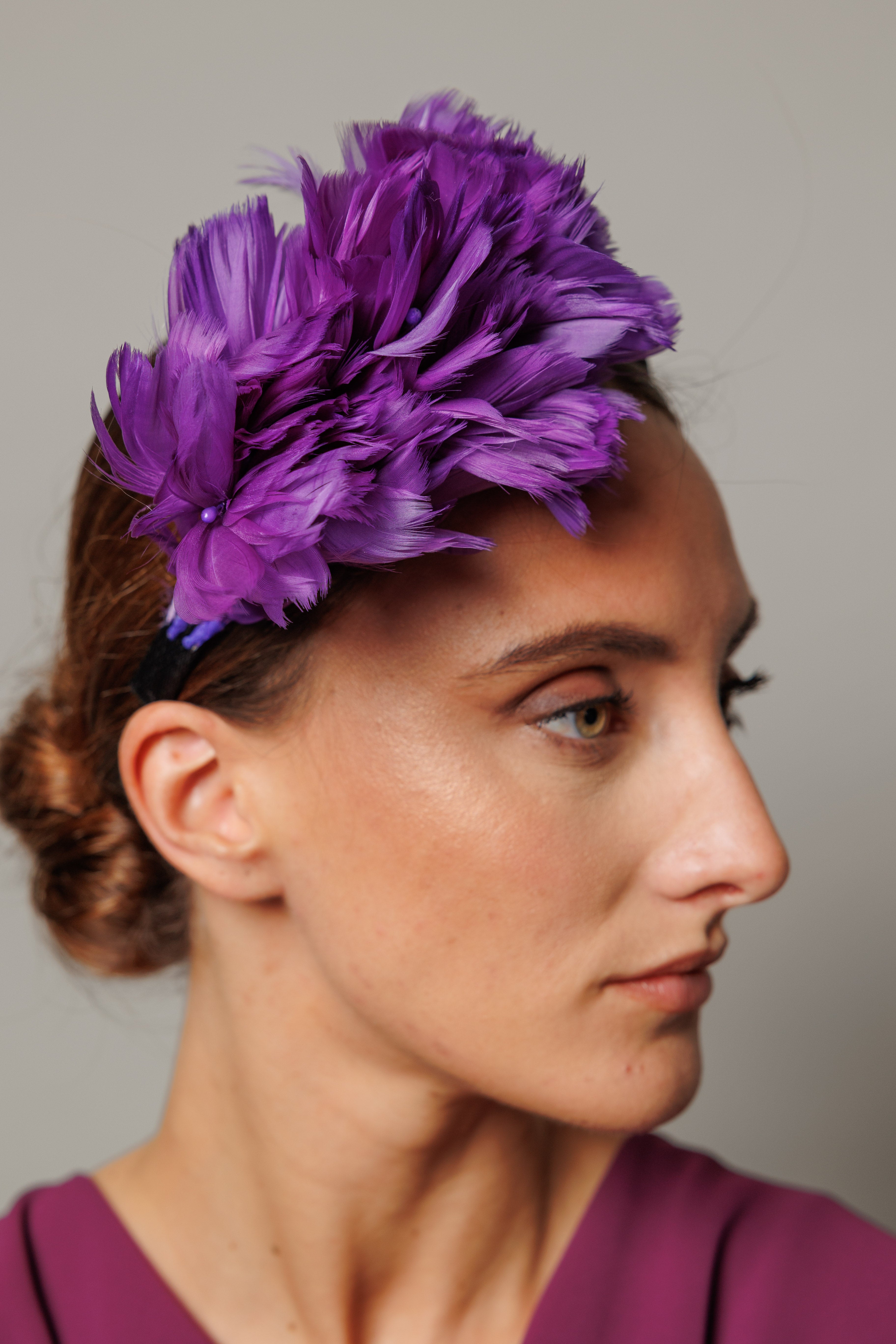 Diadema Arabel morada