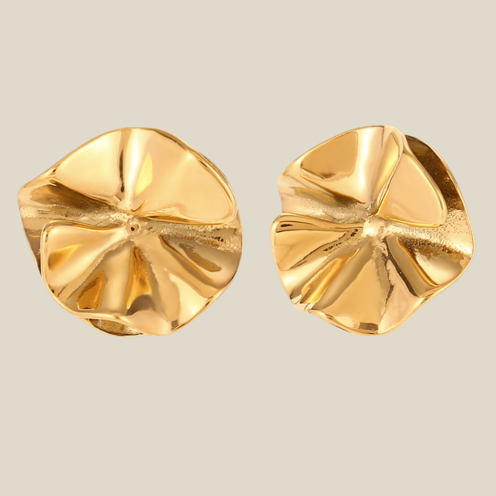 Pendientes Alhelí oro