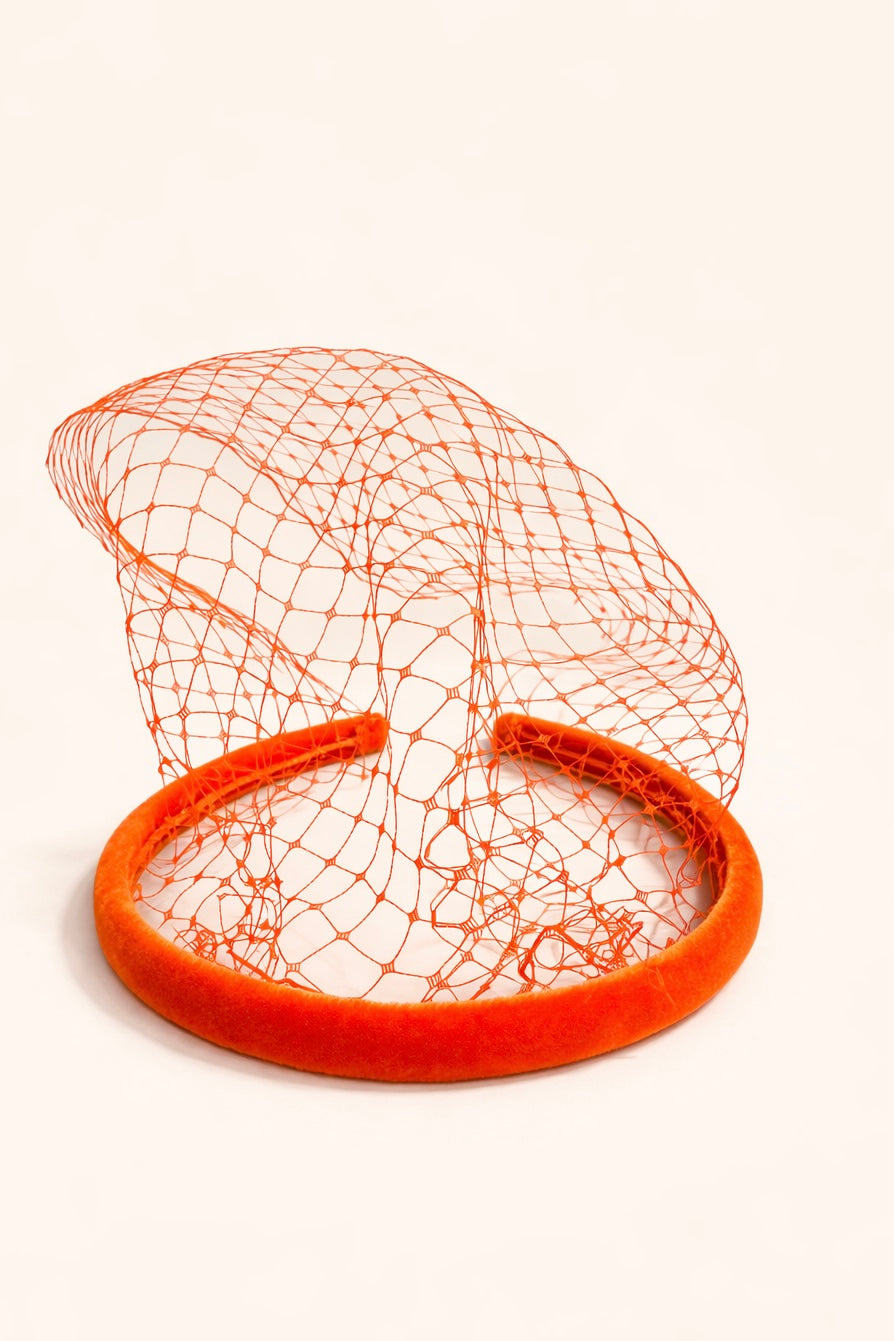 Carolina petite orange headband