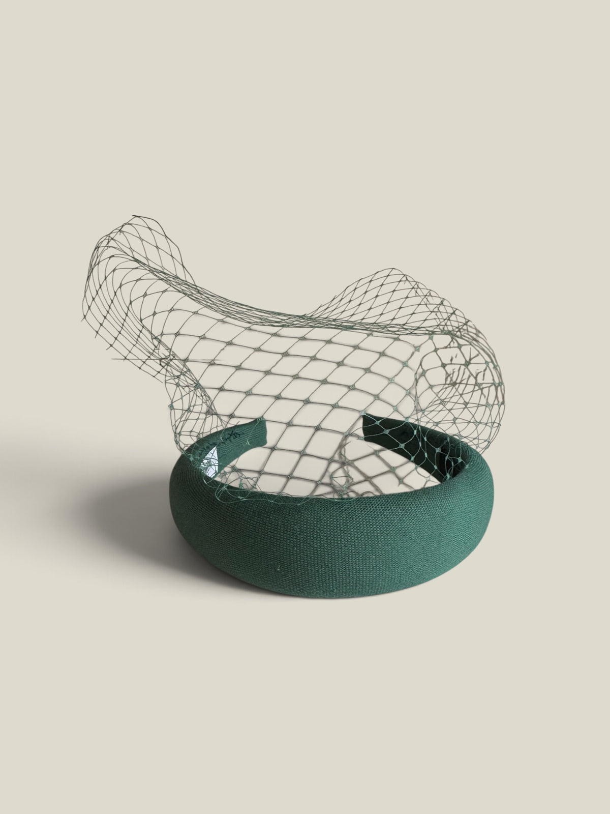 Diadema Roca de algodón verde