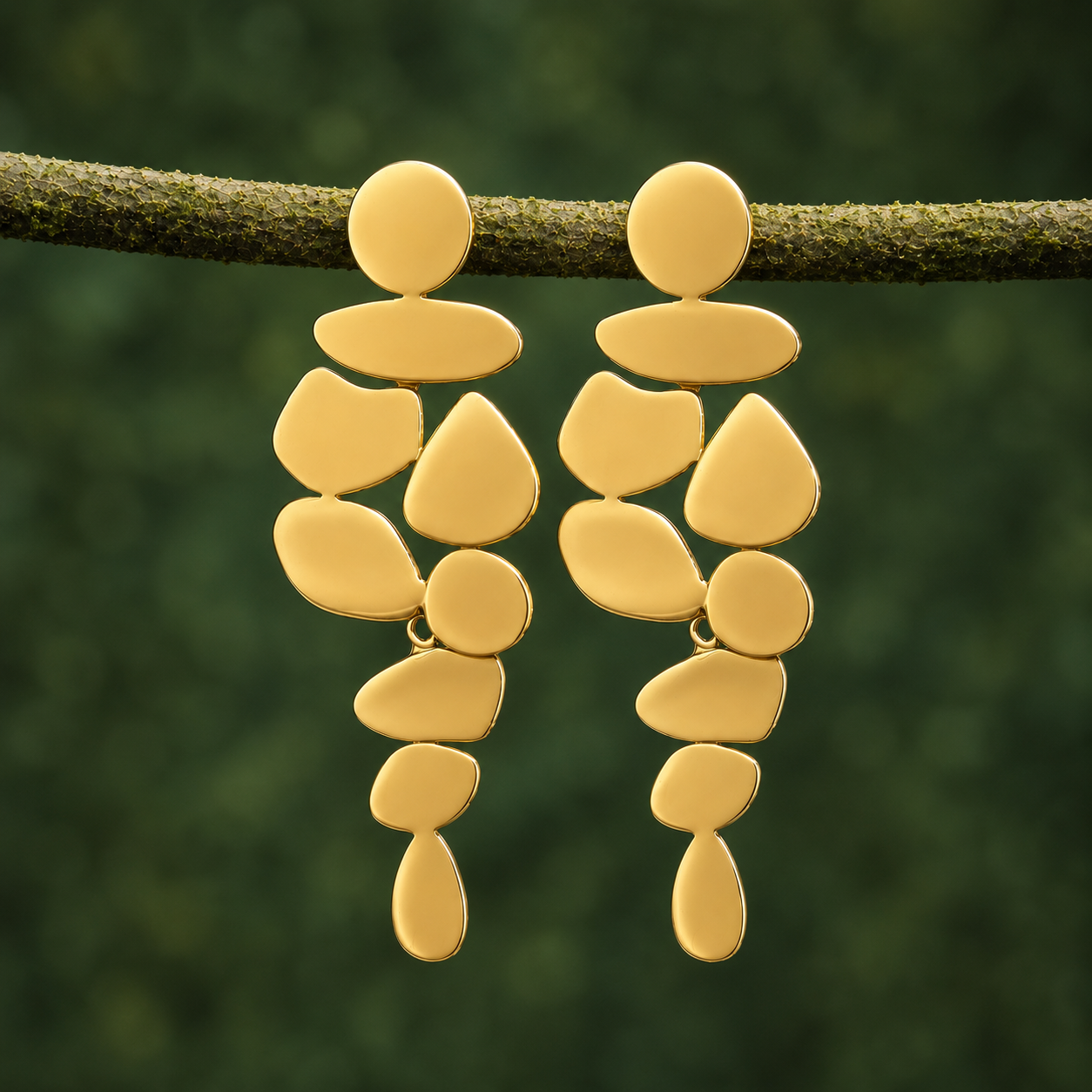 Pendientes Matisse oro