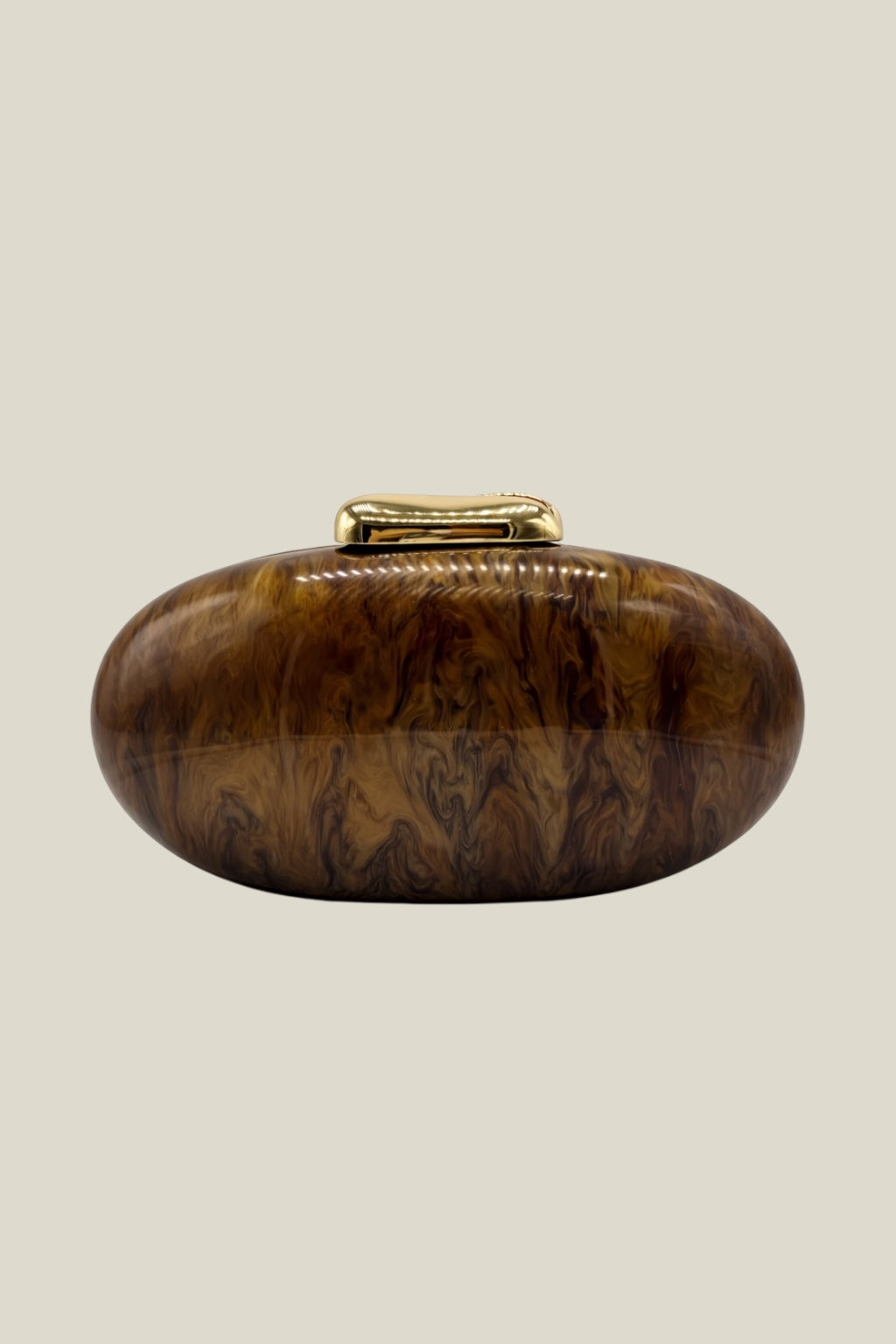 Chocolate Mother-of-Pearl Handbag