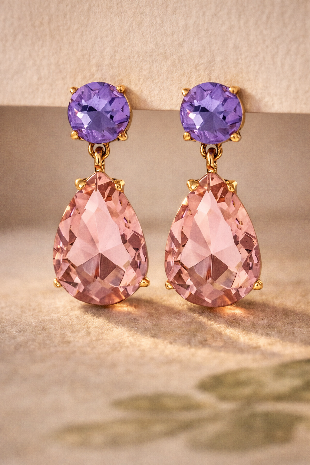 Pendientes Sintra lila