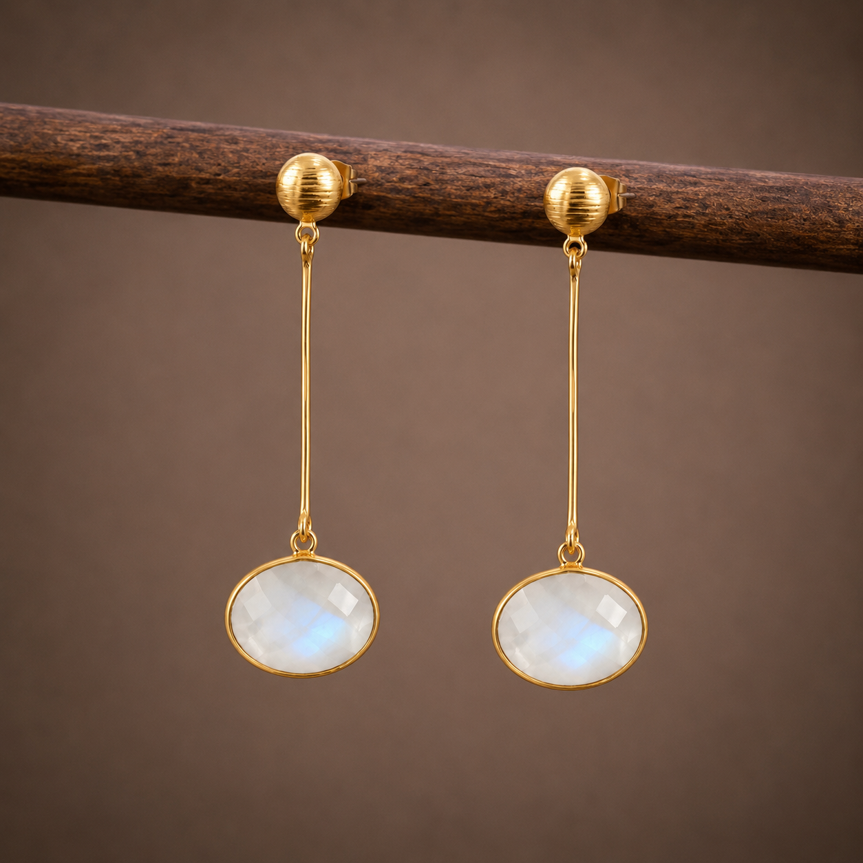 Pendientes Degas blancos