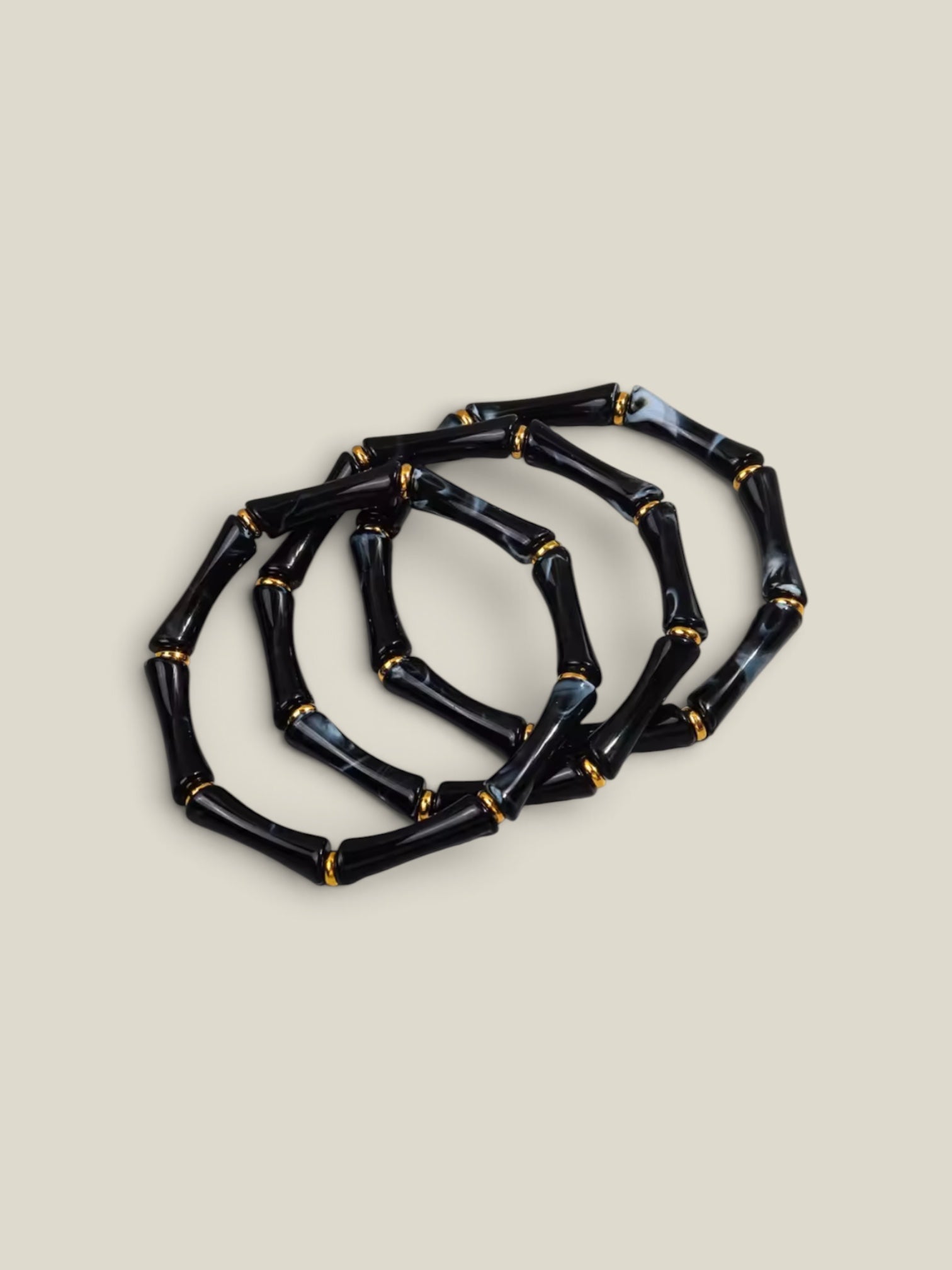 Pulsera Puzzle negra