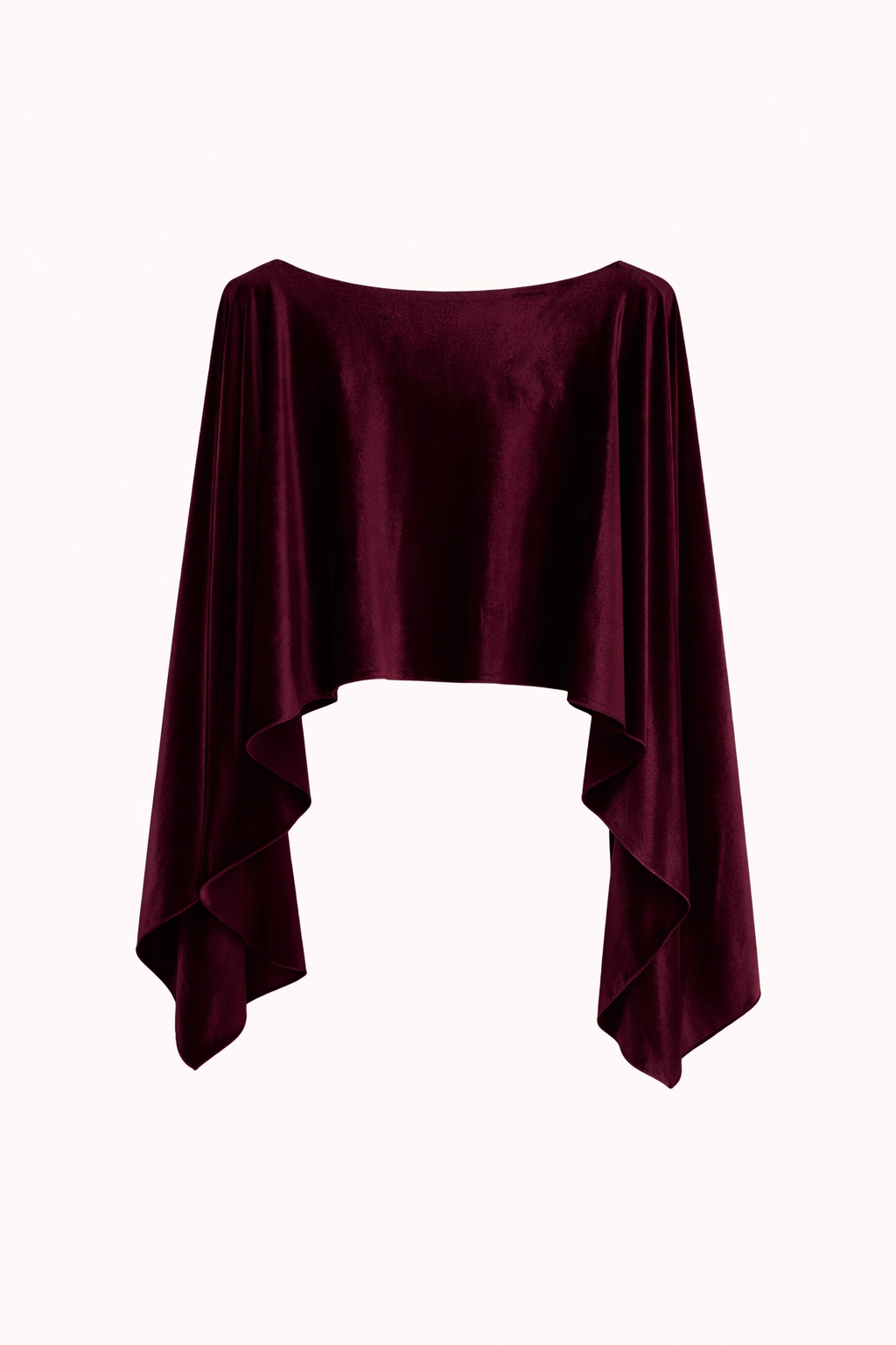 Capa de terciopelo Vino