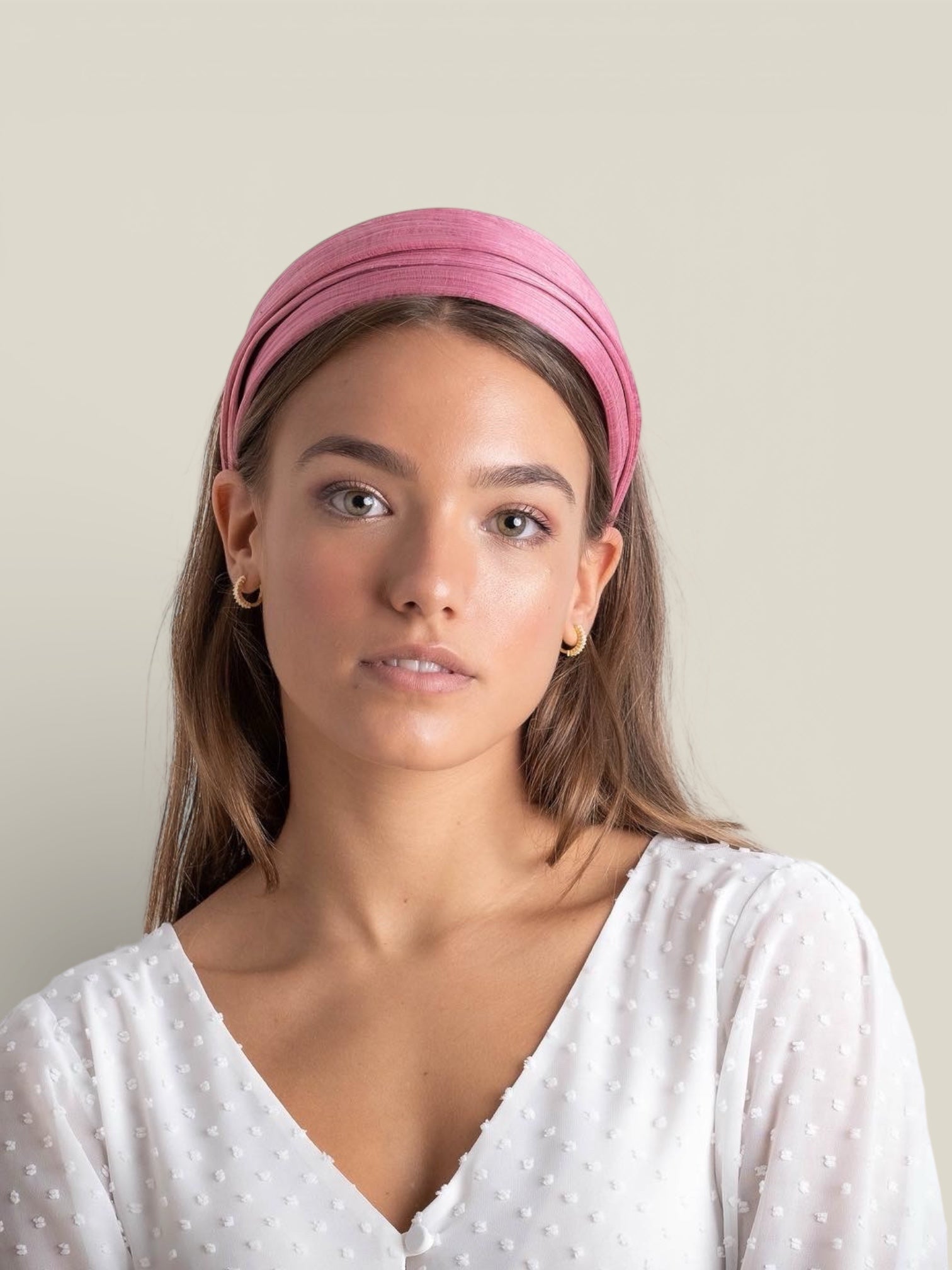 Diadema Duquesa rosa viejo