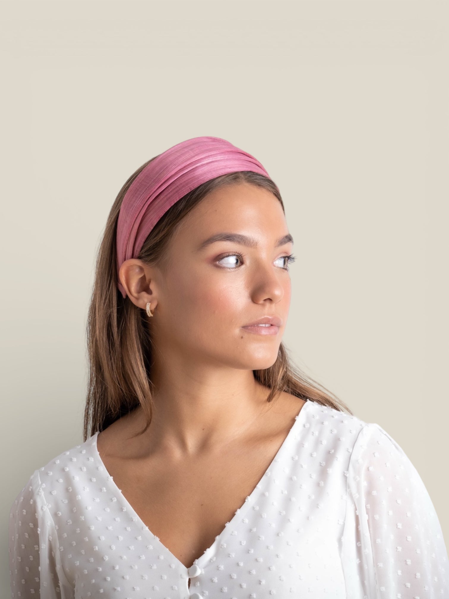 Diadema Duquesa rosa viejo