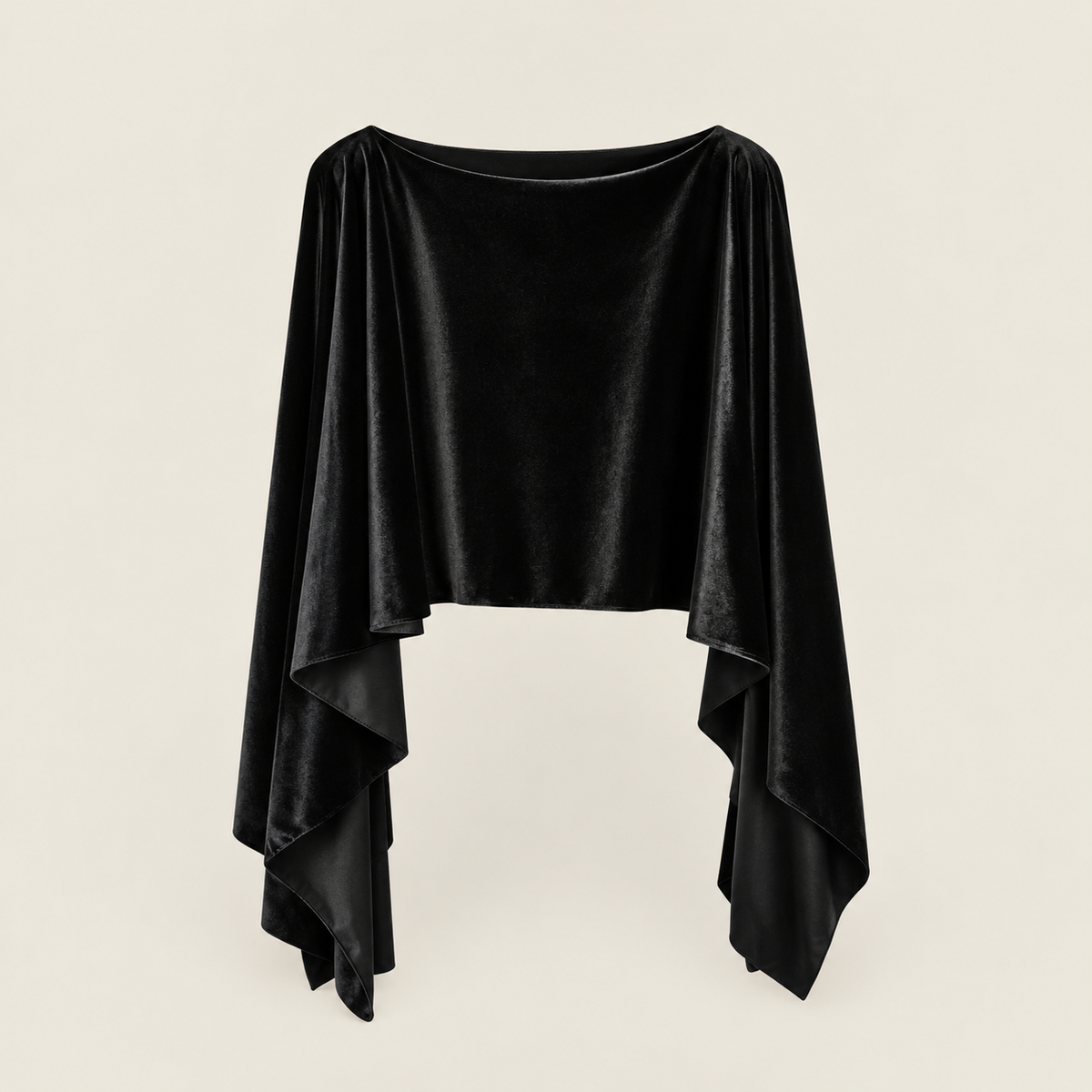 Capa de Terciopelo negro