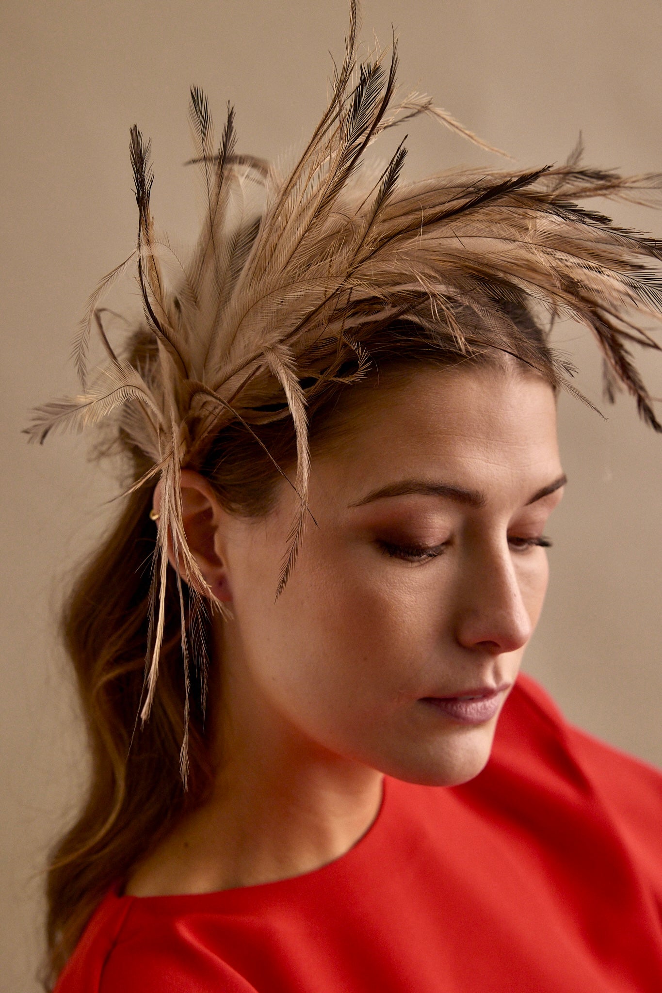 Diadema Grulla beige