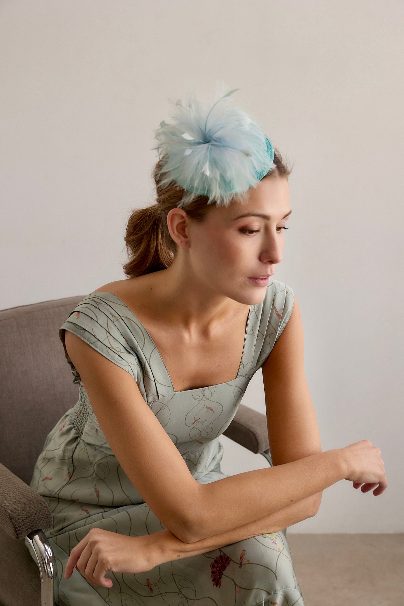 Sabille Blue Headpiece