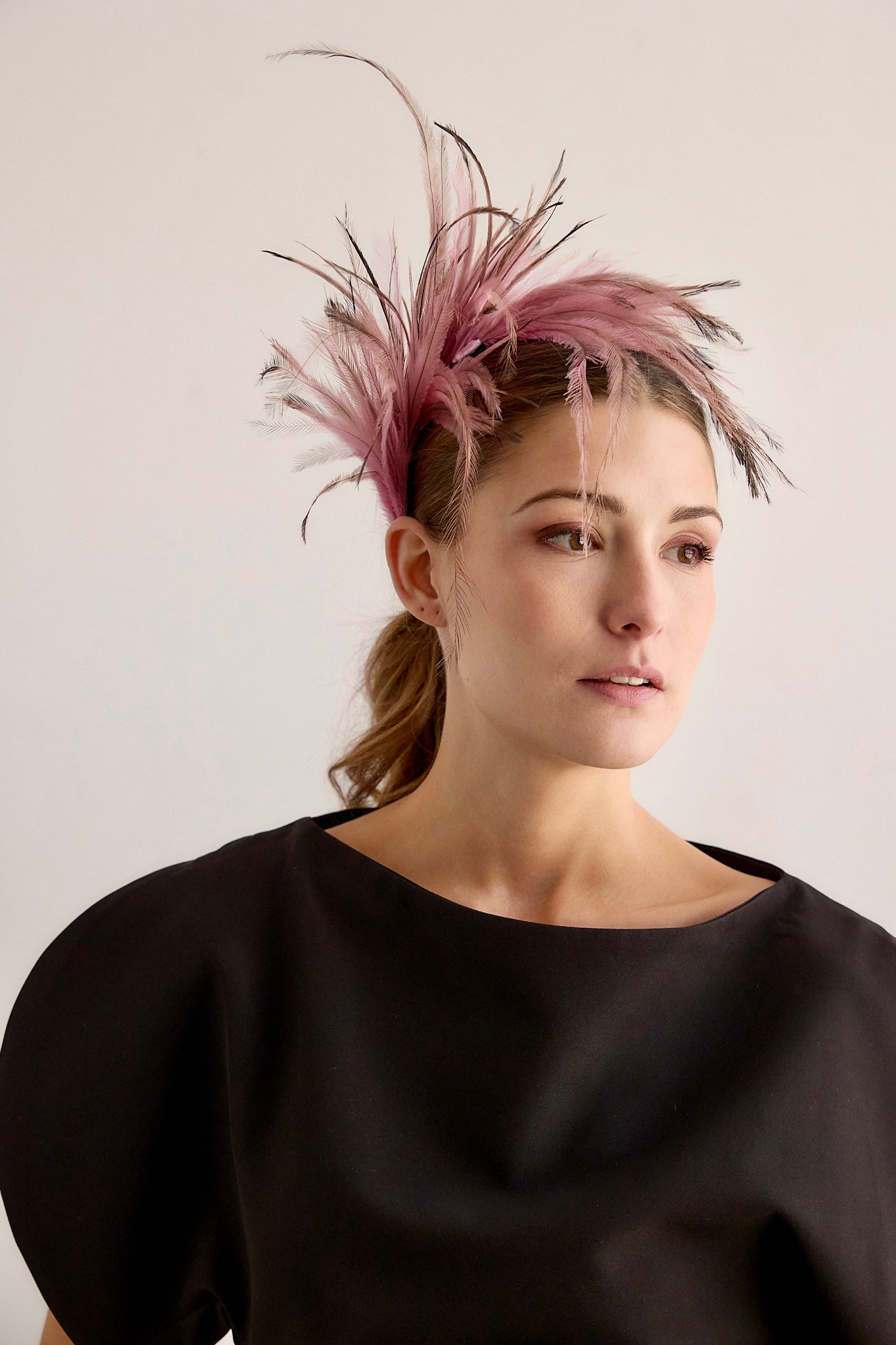 Diadema Grulla rosa oscuro