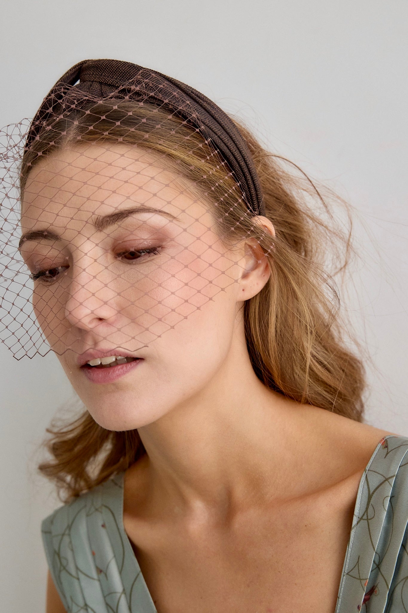 Baroness chocolate headband