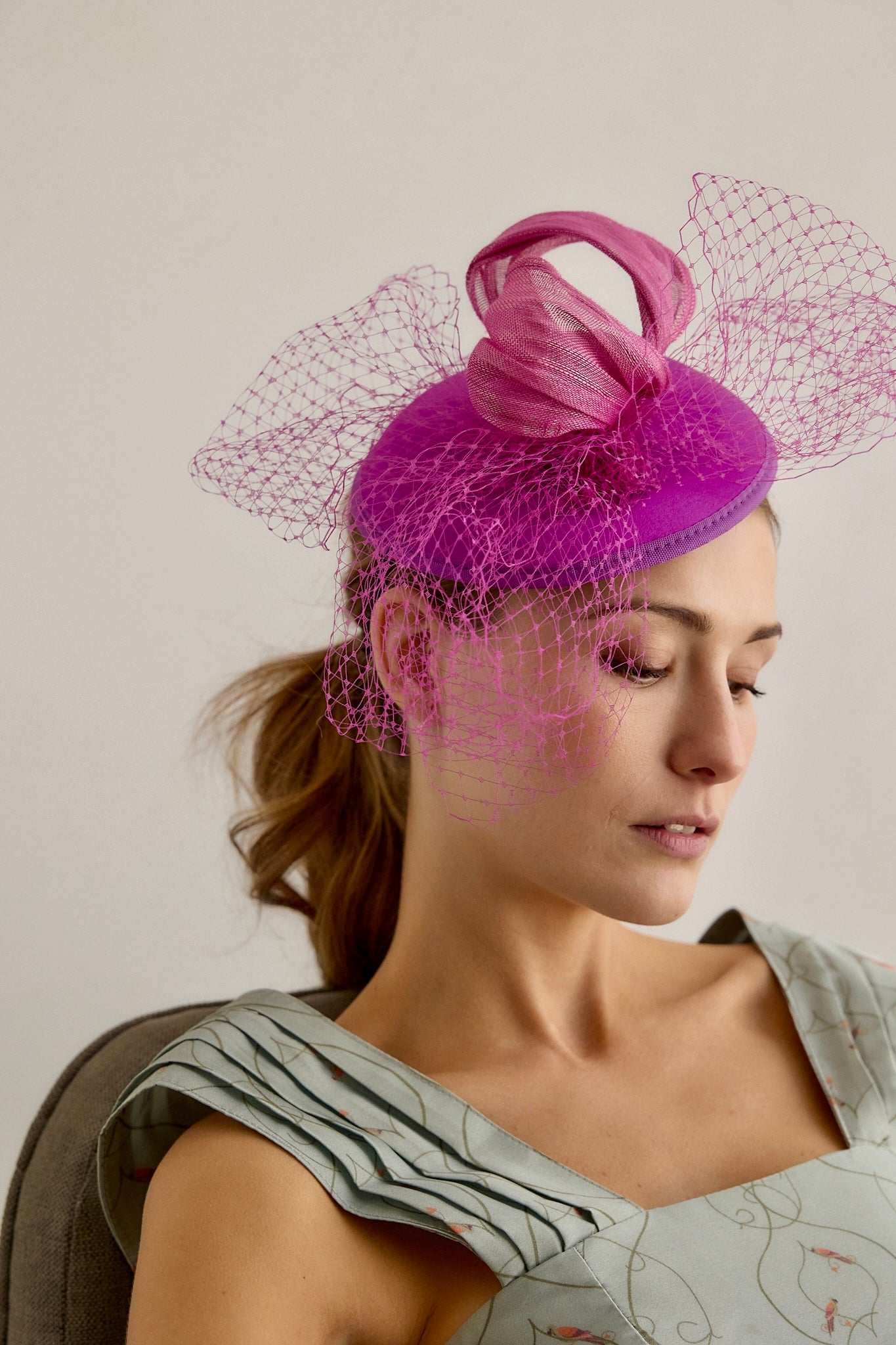 Tocado Gilma buganvilla