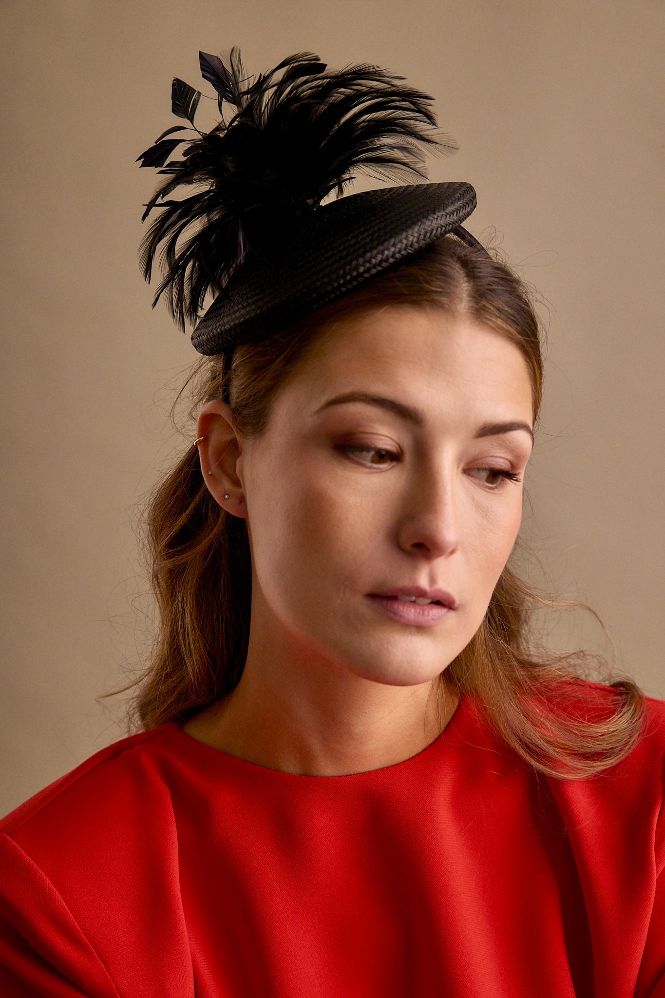 Tocado Sabille negro