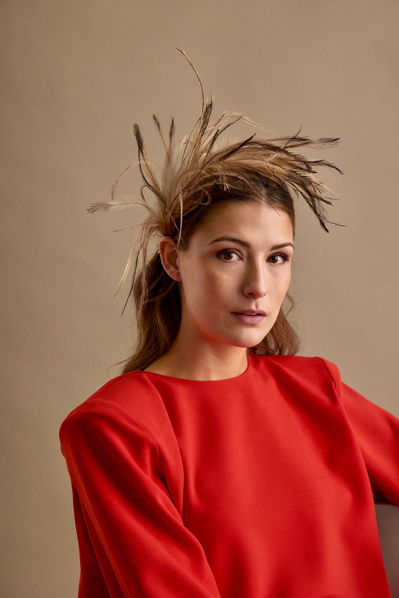 Diadema Grulla beige