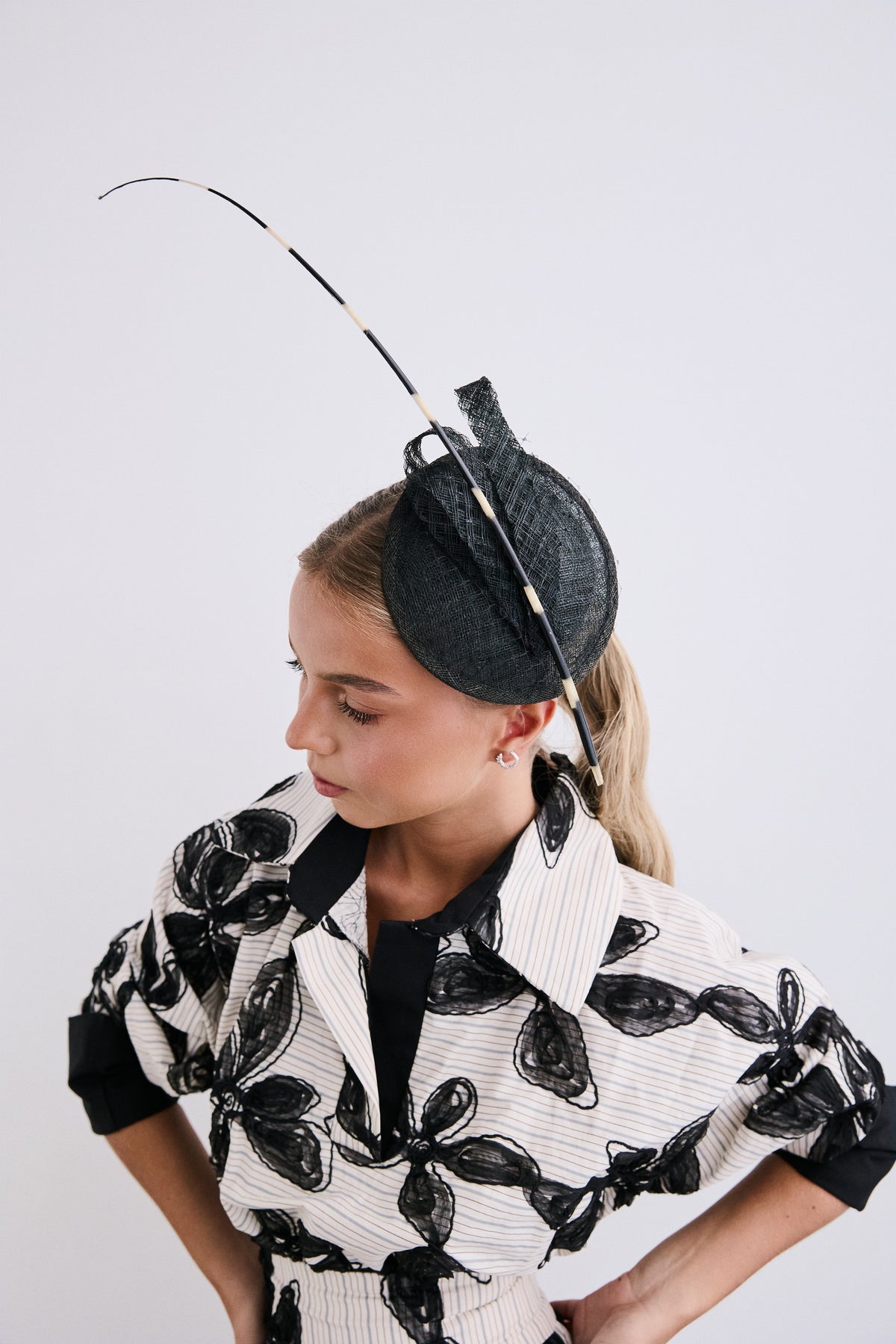 Hayley aquamarine headdress
