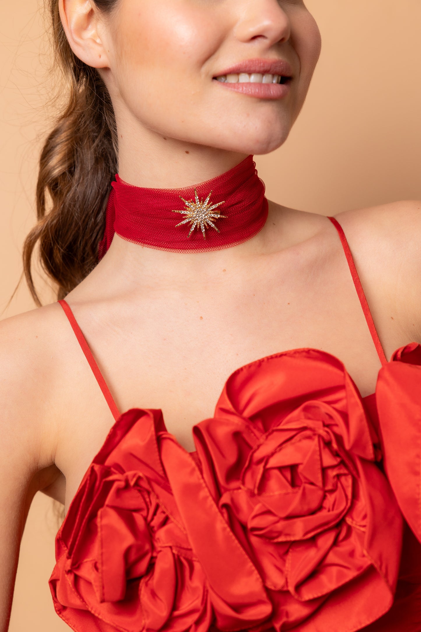 Choker Carlota Rojo