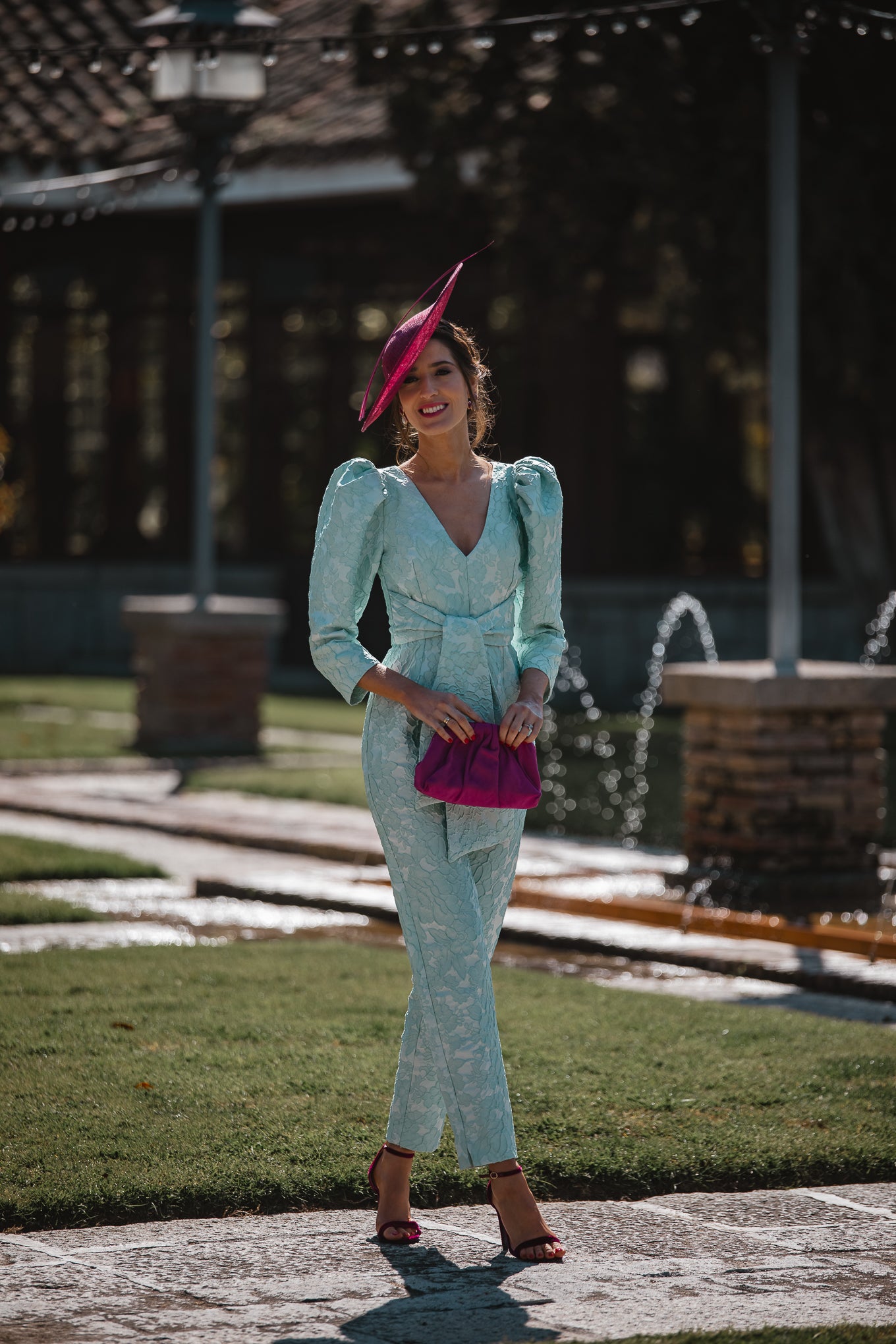 Tocado Renata Buganvilla