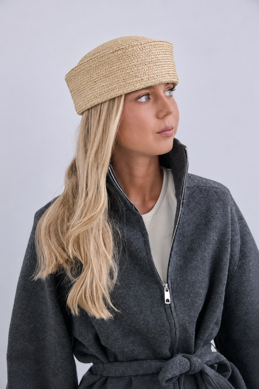 Casquete Claude beige