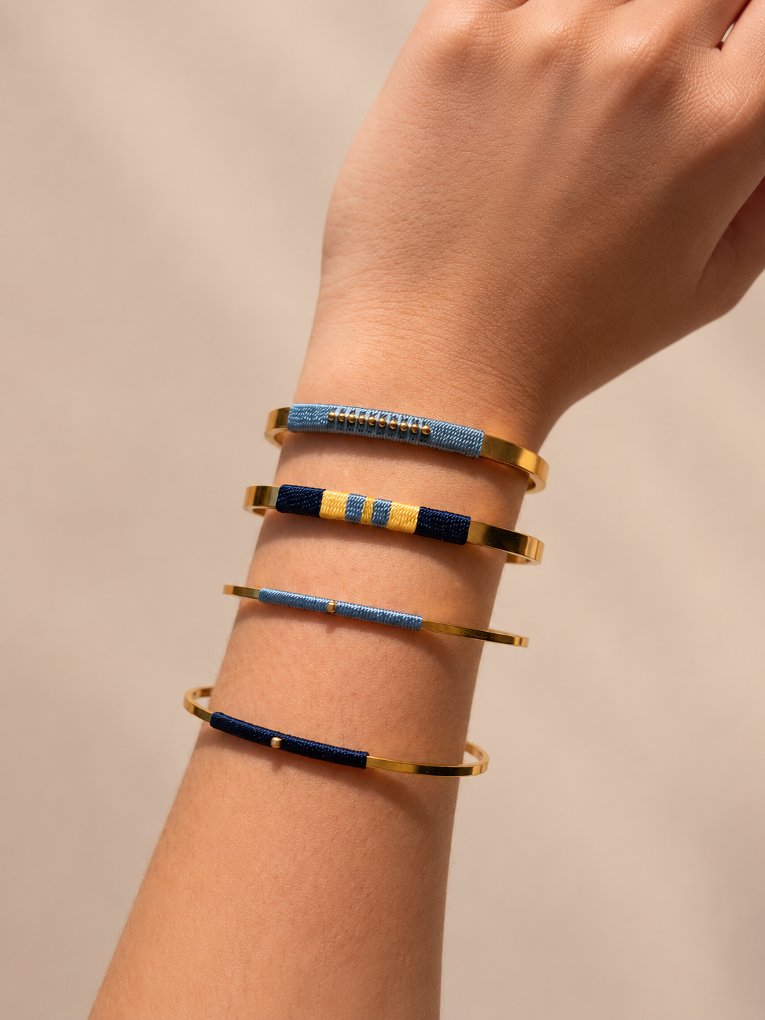 Bracelet Kapim Mini bleu klein