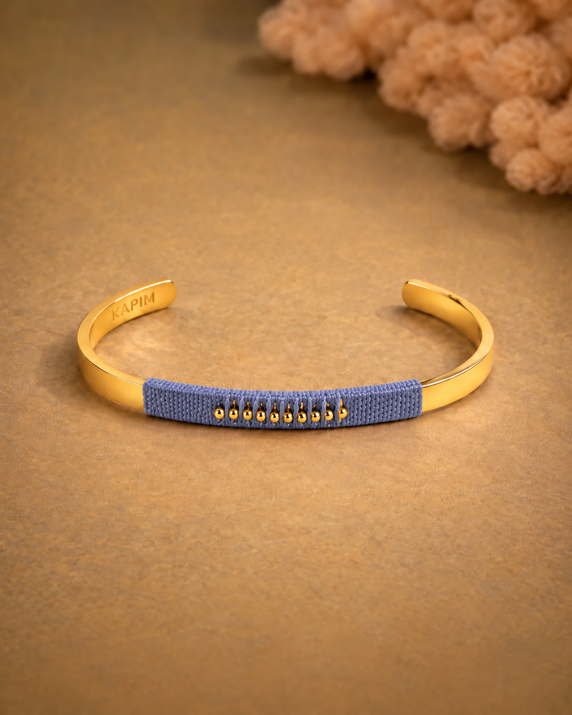 Pulsera Kapim Medium con bolas Azul