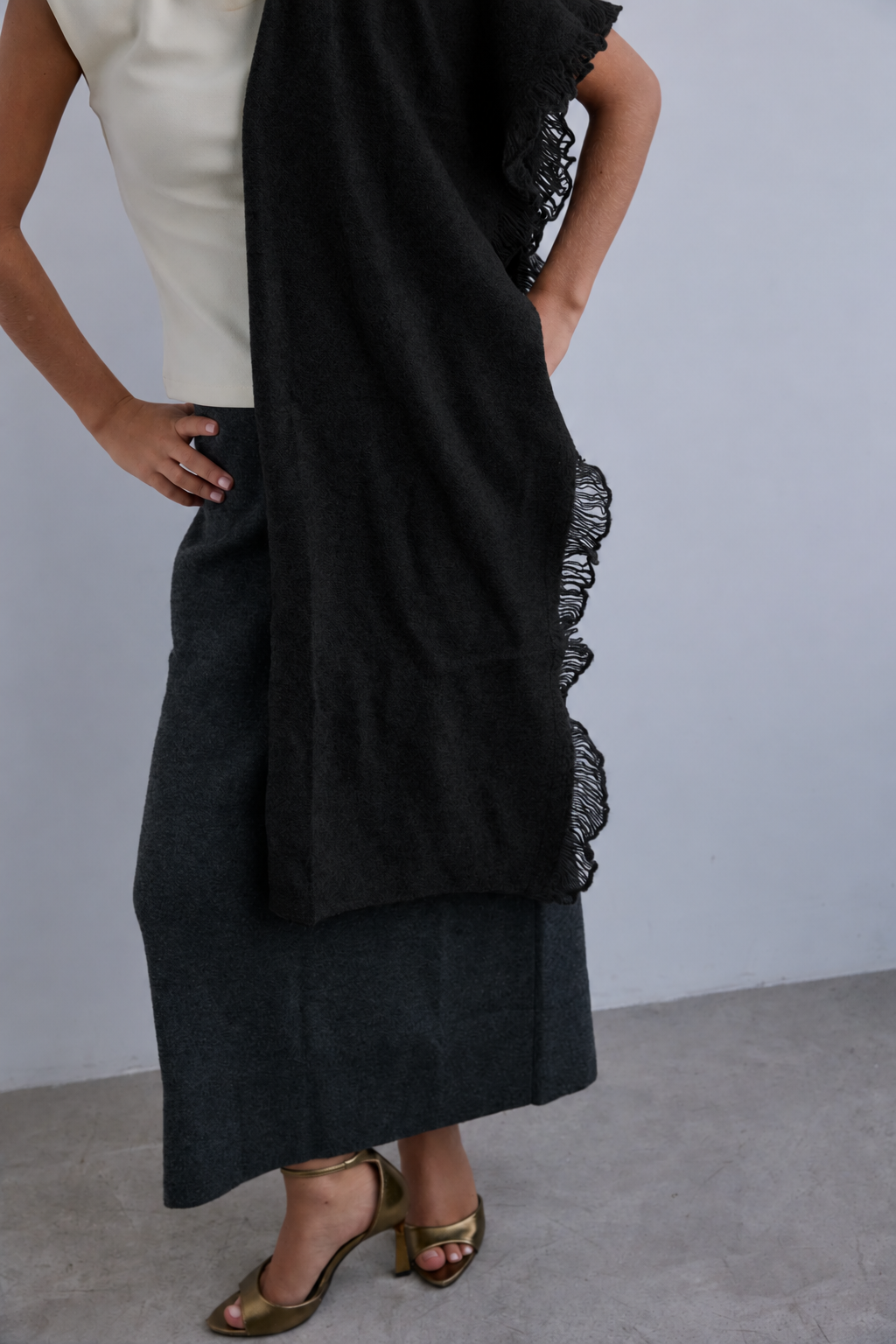 Fular Livia negro
