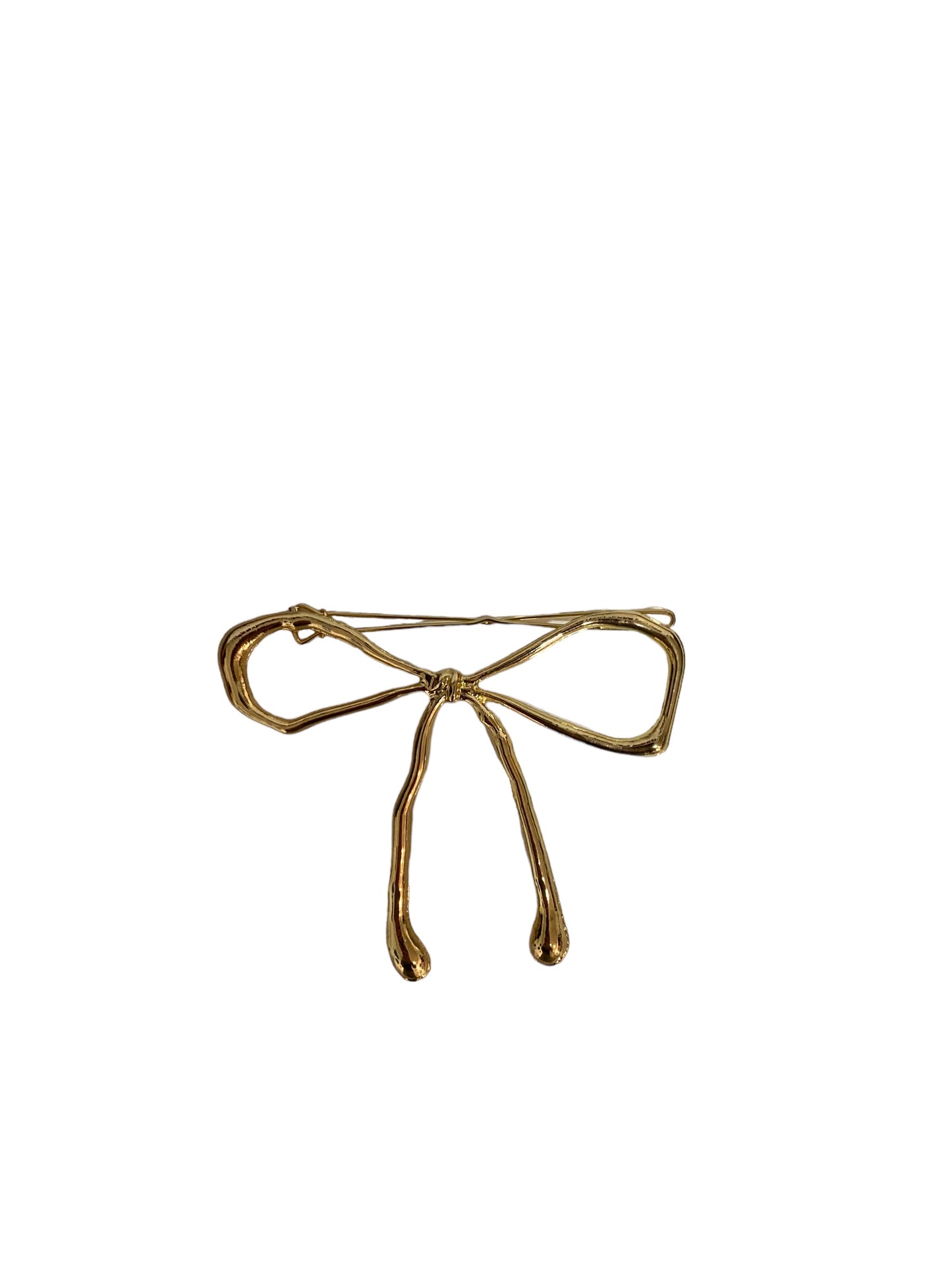 Giant golden Quiqui hairpin