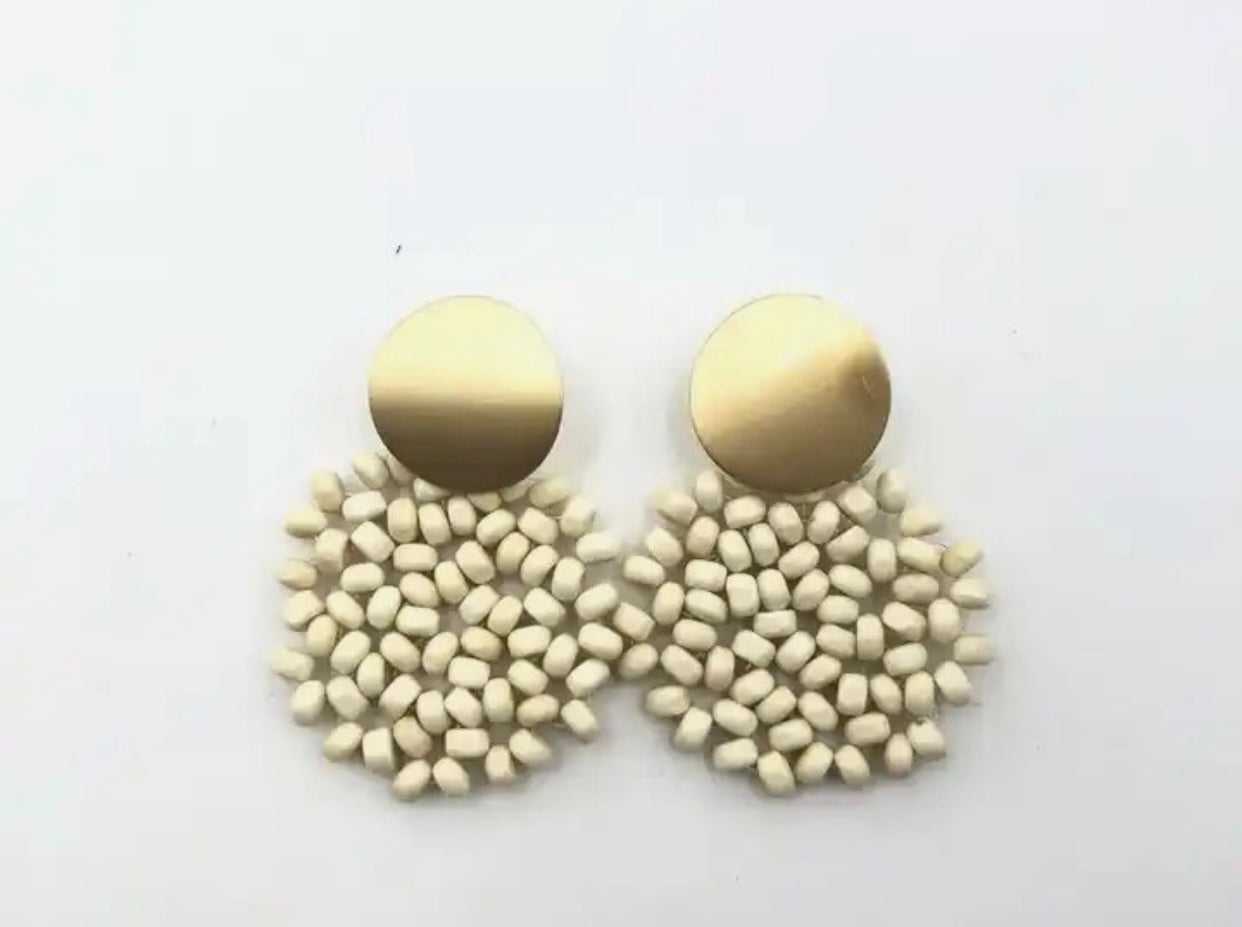 Pendientes Colmena claros