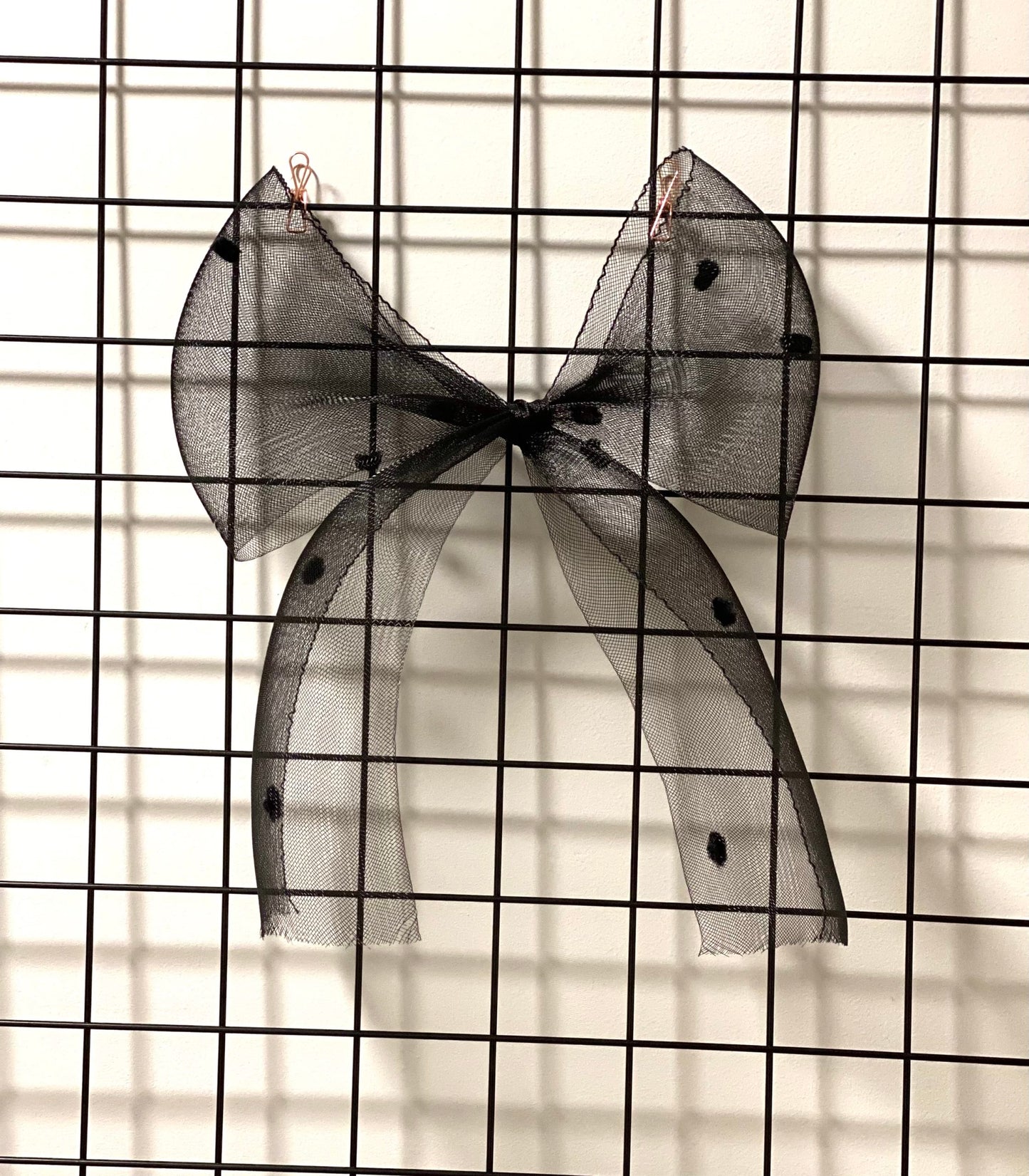 Lazo Ribbon negro plumeti