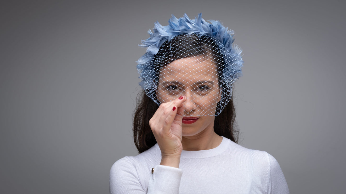 Parakeet blue Headband