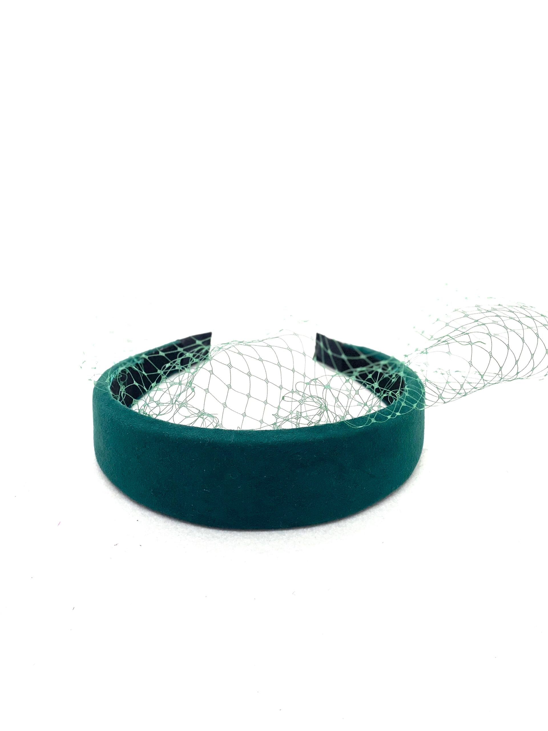 Diadema Piedra verde terciopelo