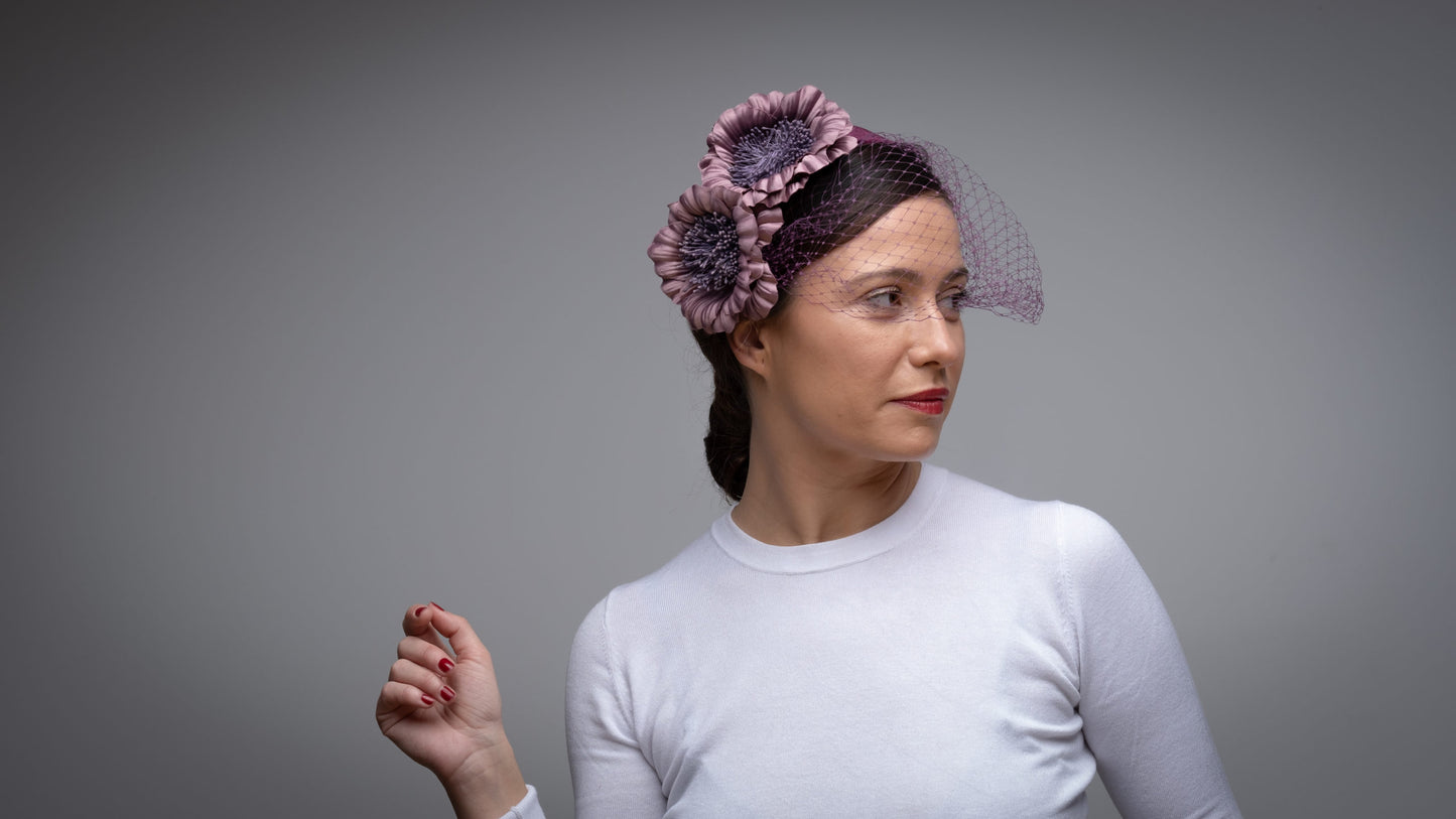 Diadema Chantal berenjena