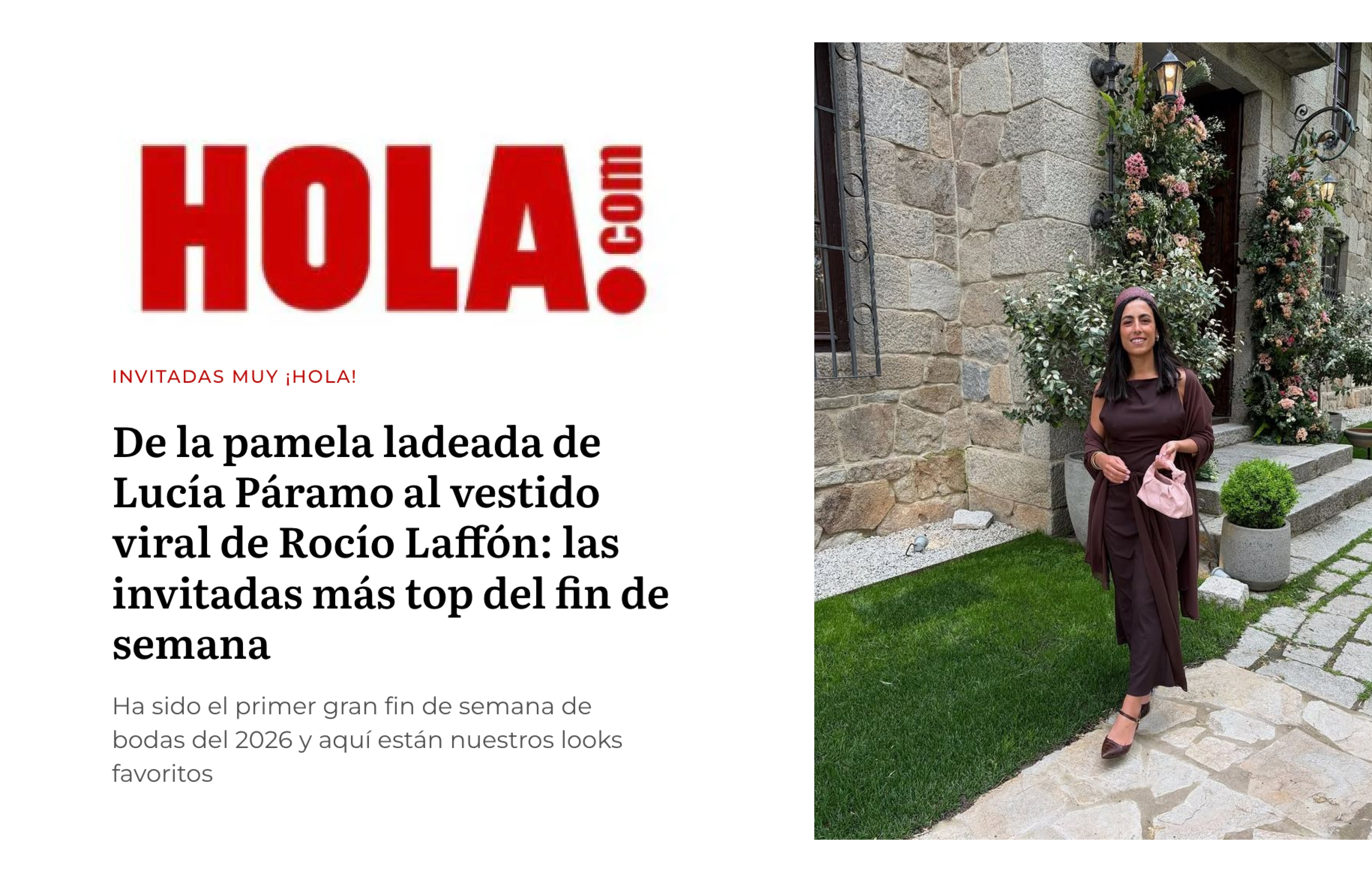 De la pamela ladeada de Lucía Páramo al vestido viral de Rocío Laffón: las invitadas más top del fin de semana