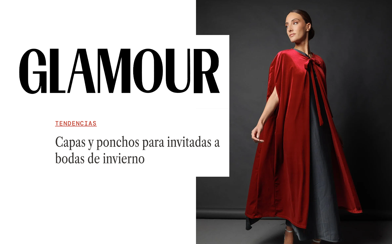 Capas y ponchos para invitadas a bodas de invierno
