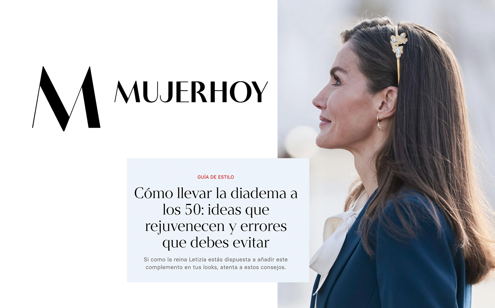 Cómo llevar la diadema a los 50: ideas que rejuvenecen y errores que debes evitar