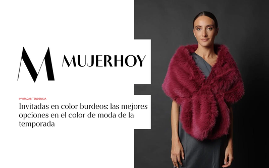 Invitadas en color burdeos: las mejores opciones en el color de moda de la temporada
