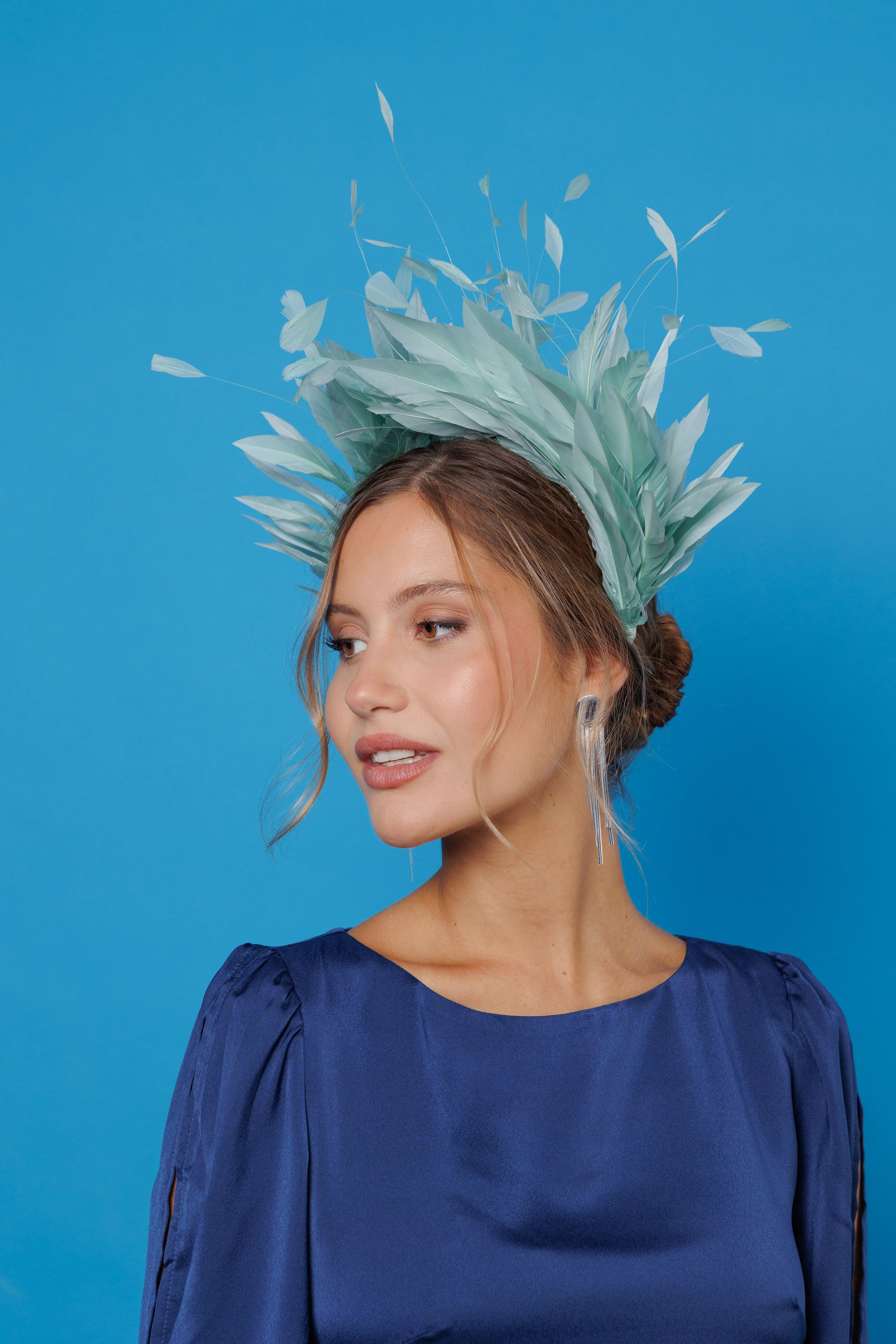 Diademas Plumas Avestruz