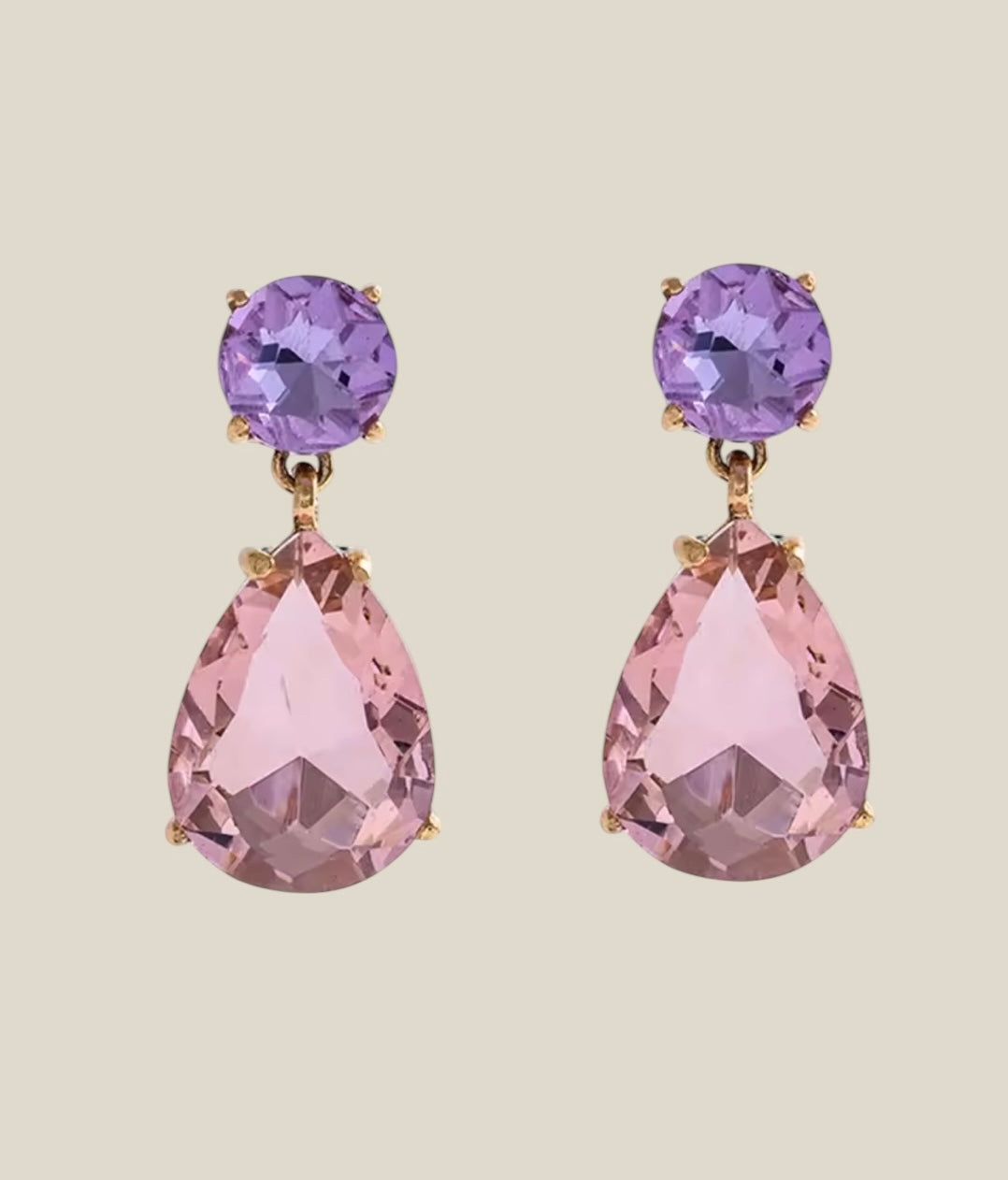 Pendientes Sintra lila