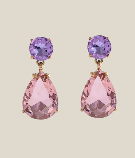 Pendientes Sintra lila