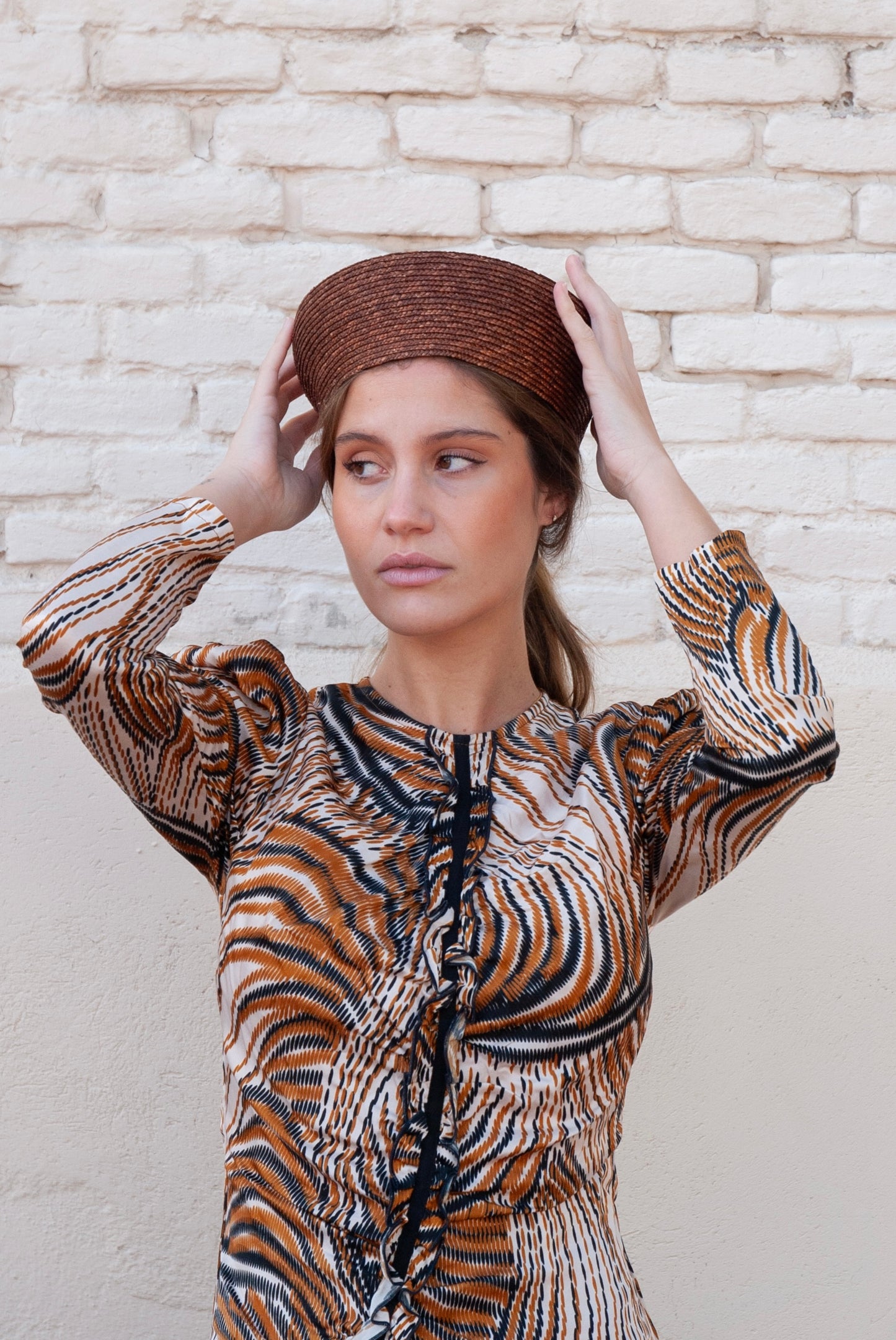 Casquete Celine chocolate