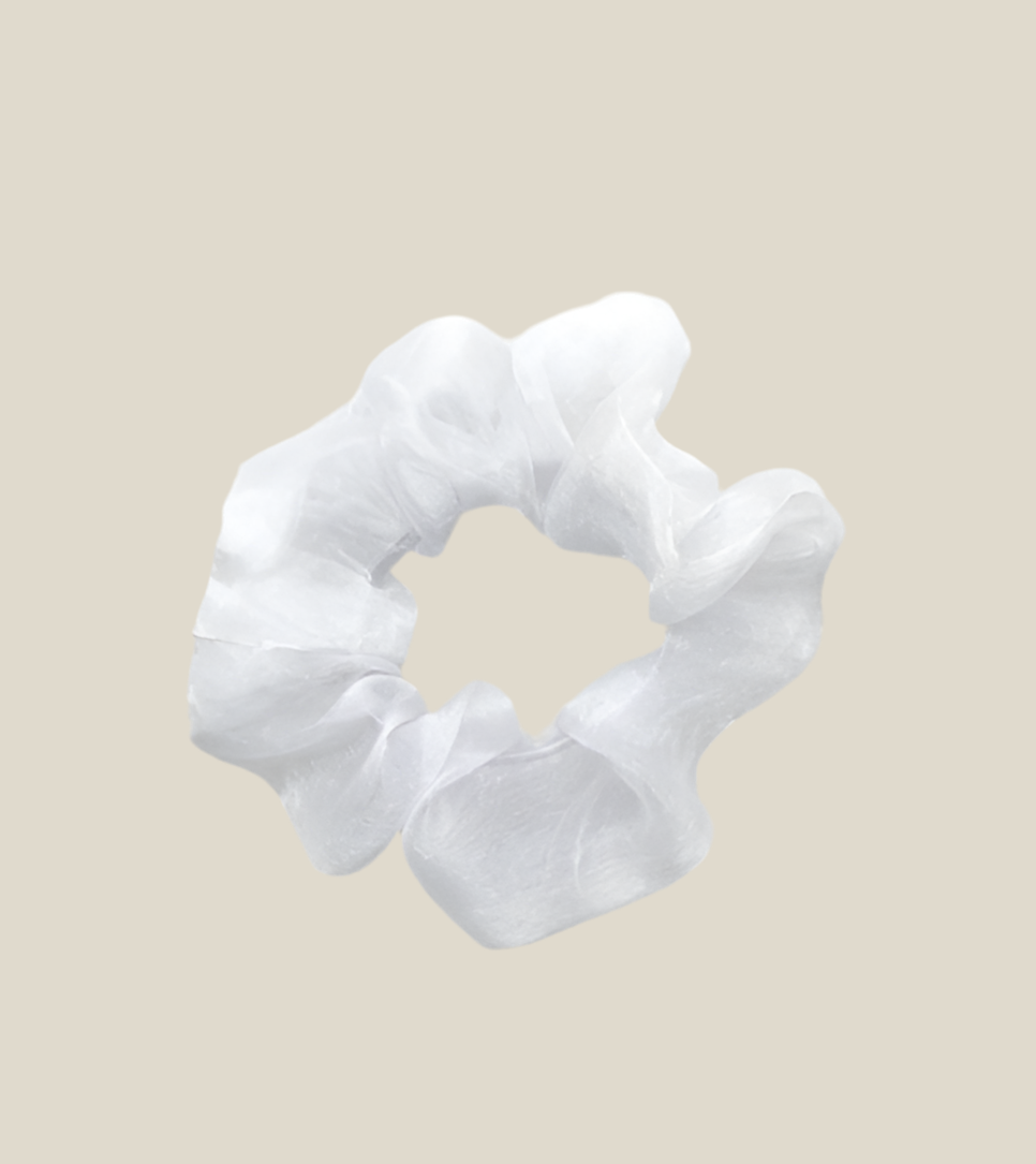 Donut organza blanca