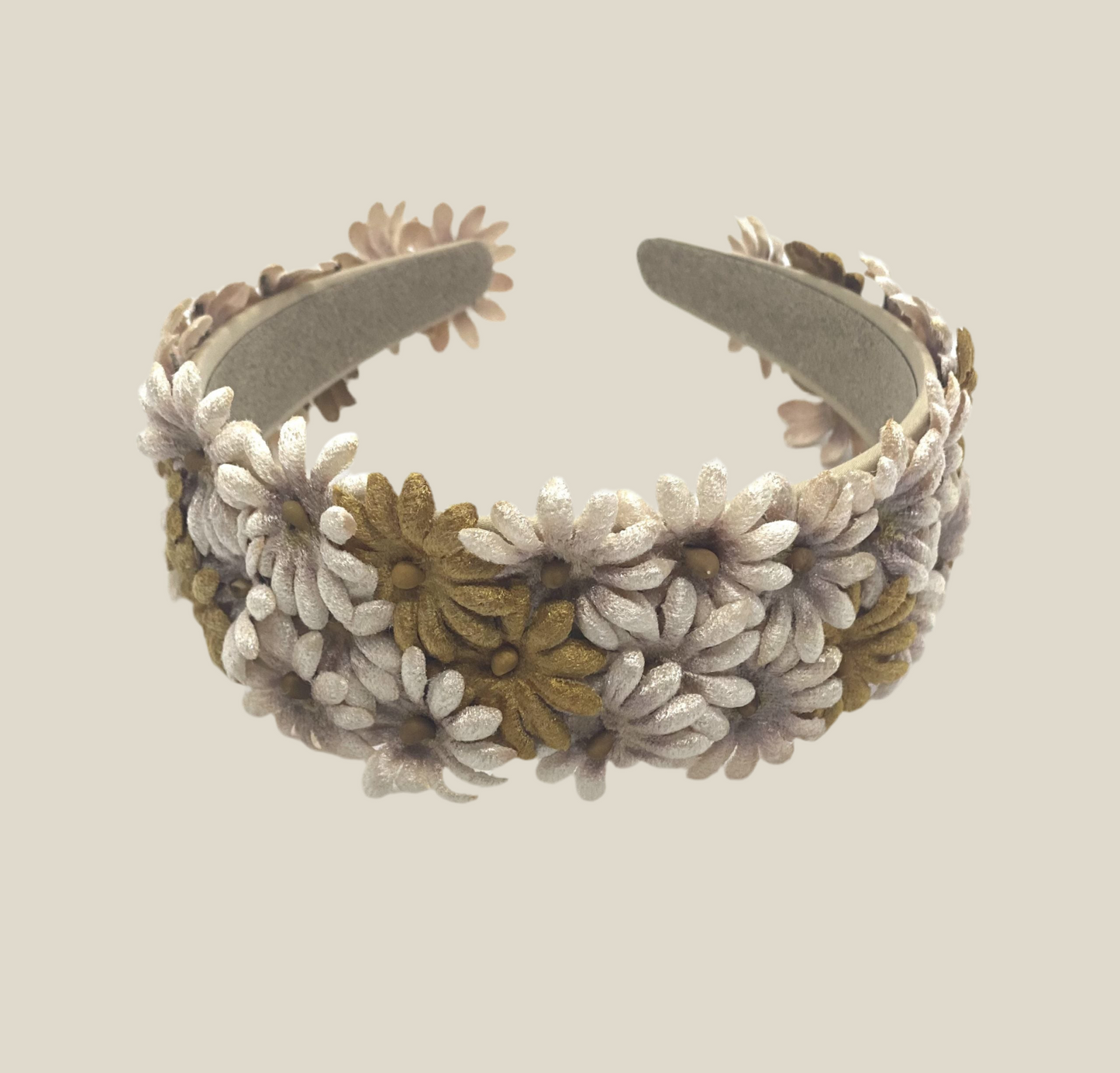 Diadema Chiribita nude y mostaza